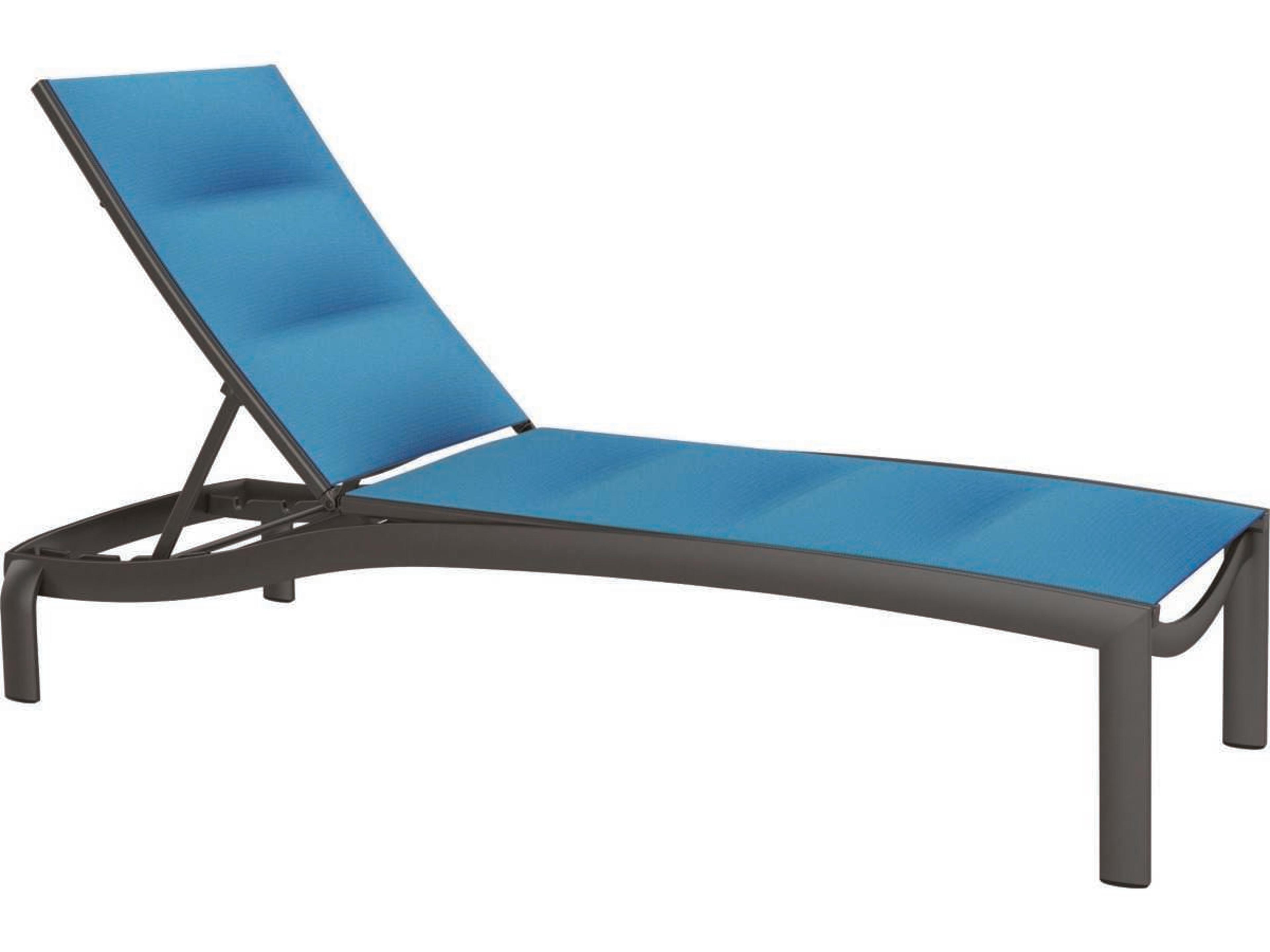 Kor Padded Sling Aluminum Patio Chaise Lounge