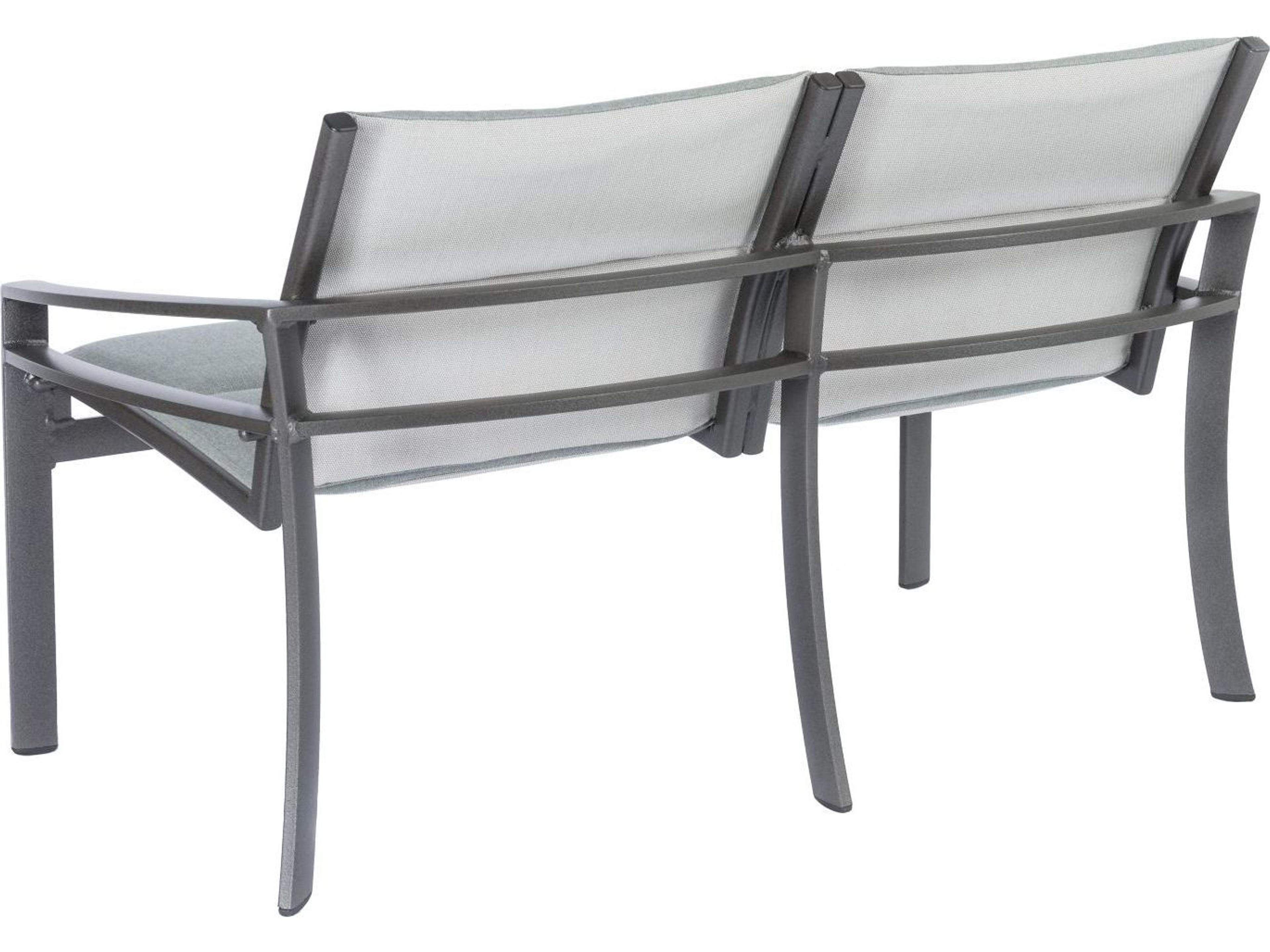 Tropitone Kor Padded Sling Aluminum Patio Loveseat