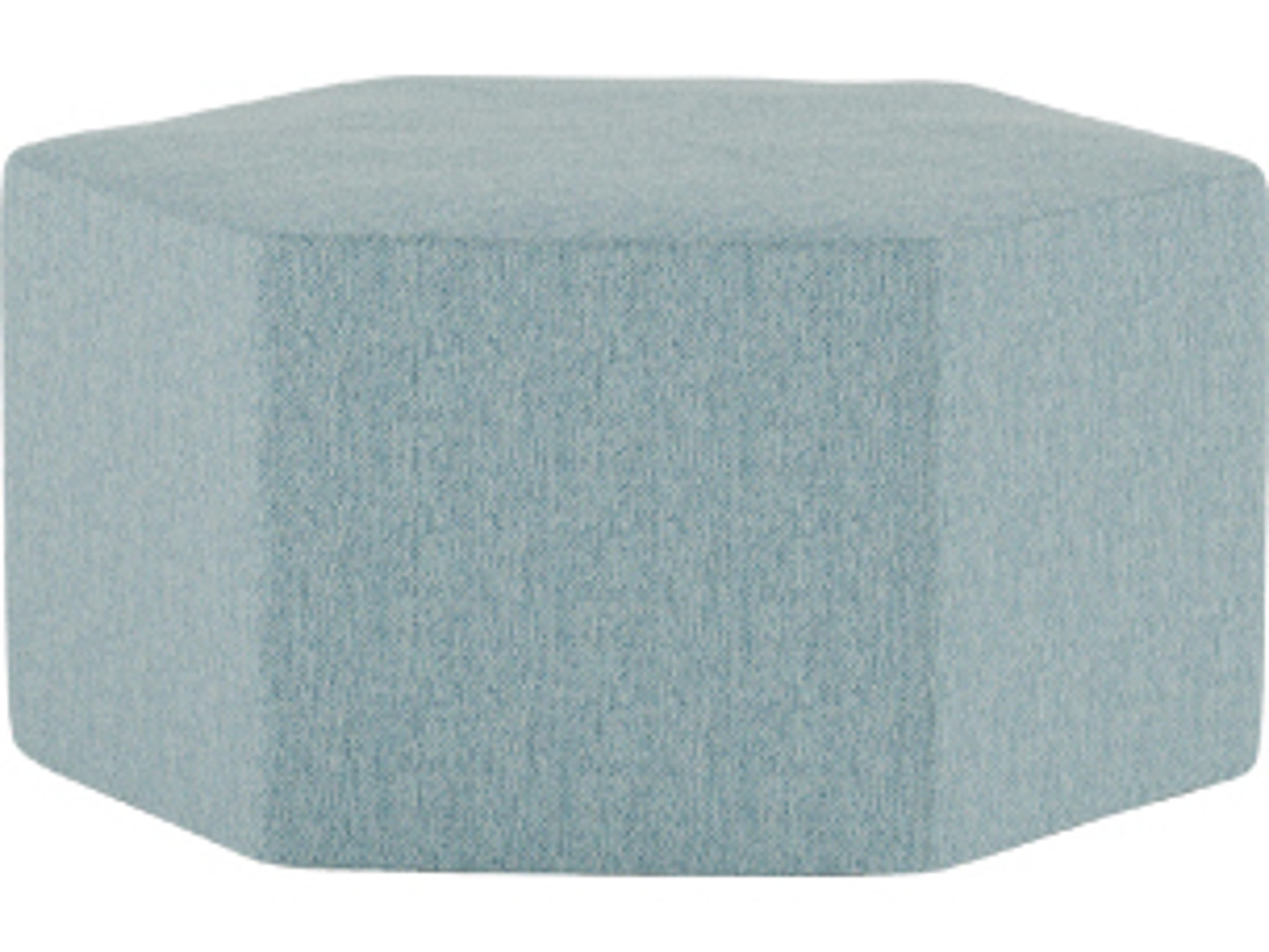 Resort Soft Seating 34" Hexagon Stool