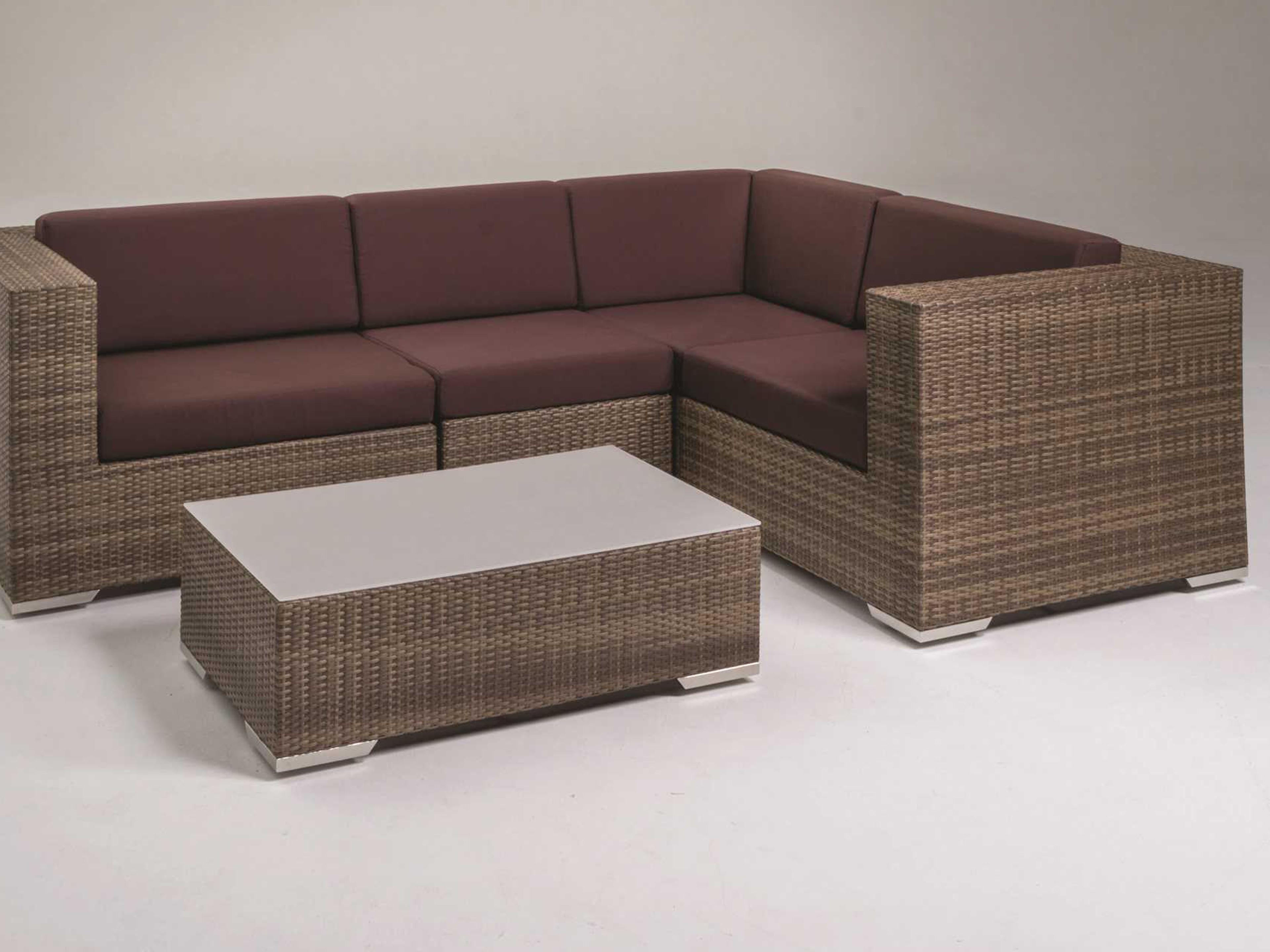 Arzo Woven Cushion Sectional Set