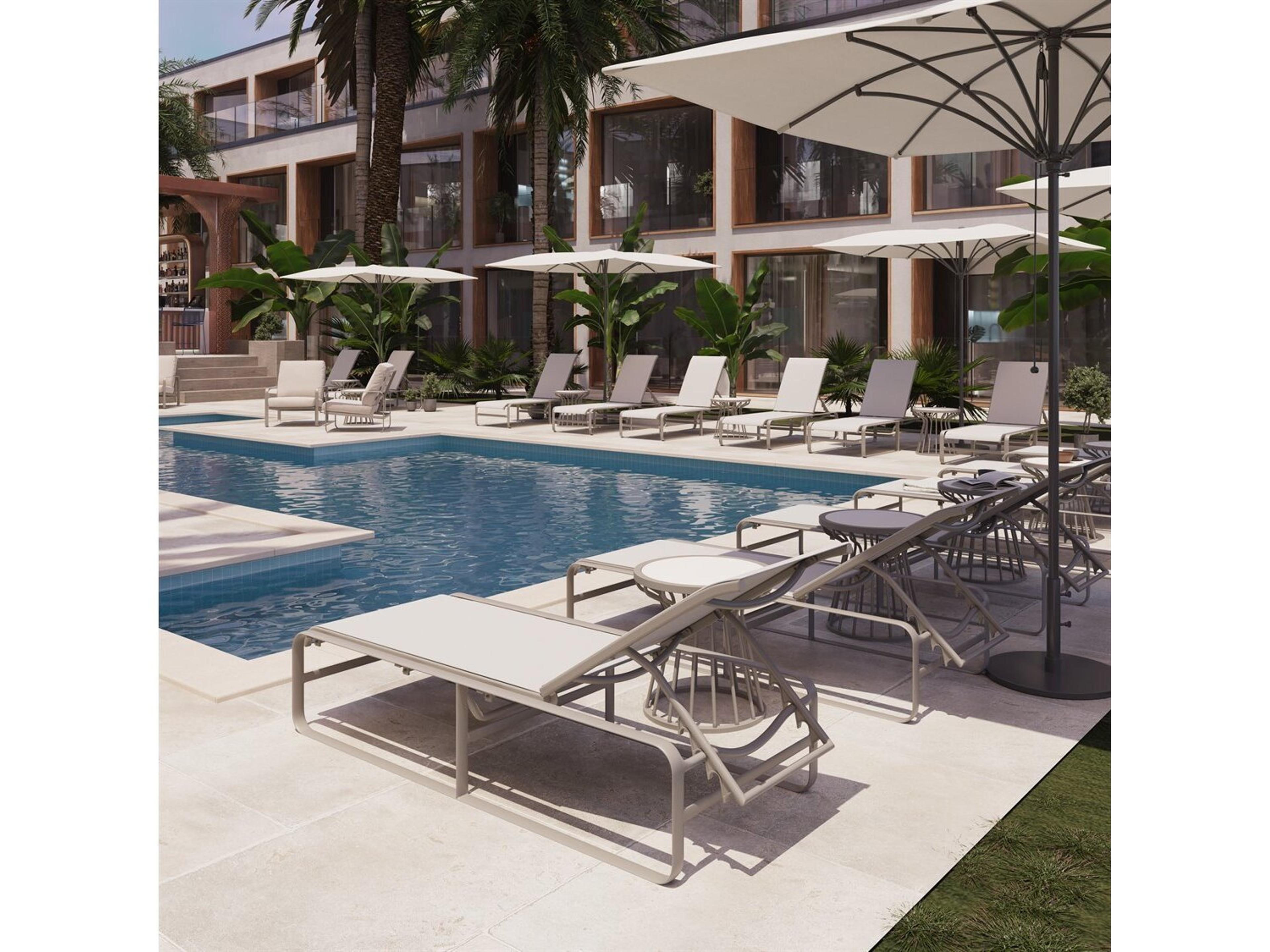 Brasilia Sling Patio Lounge Set