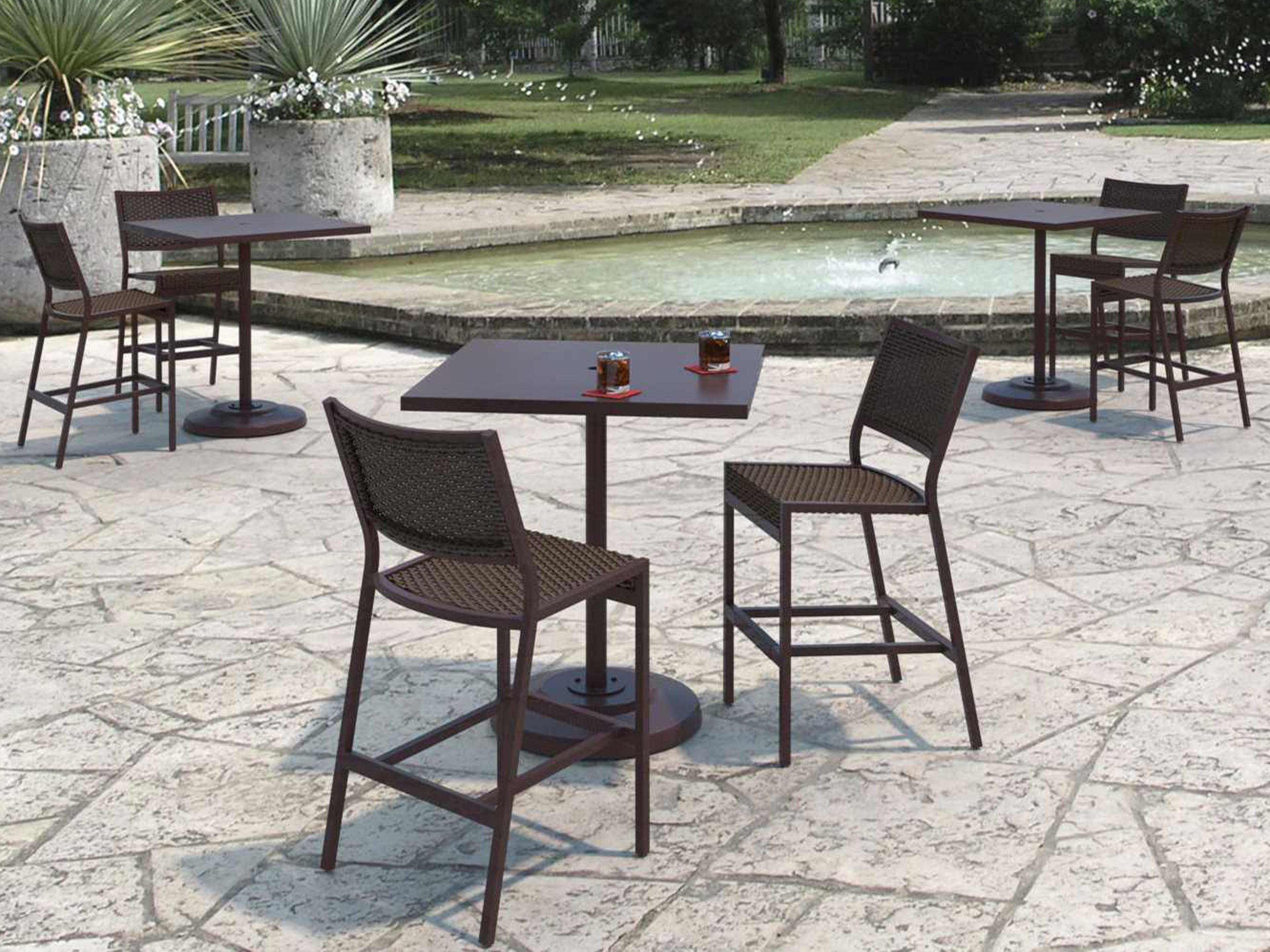 Cabana Club Woven Aluminum Bar Set