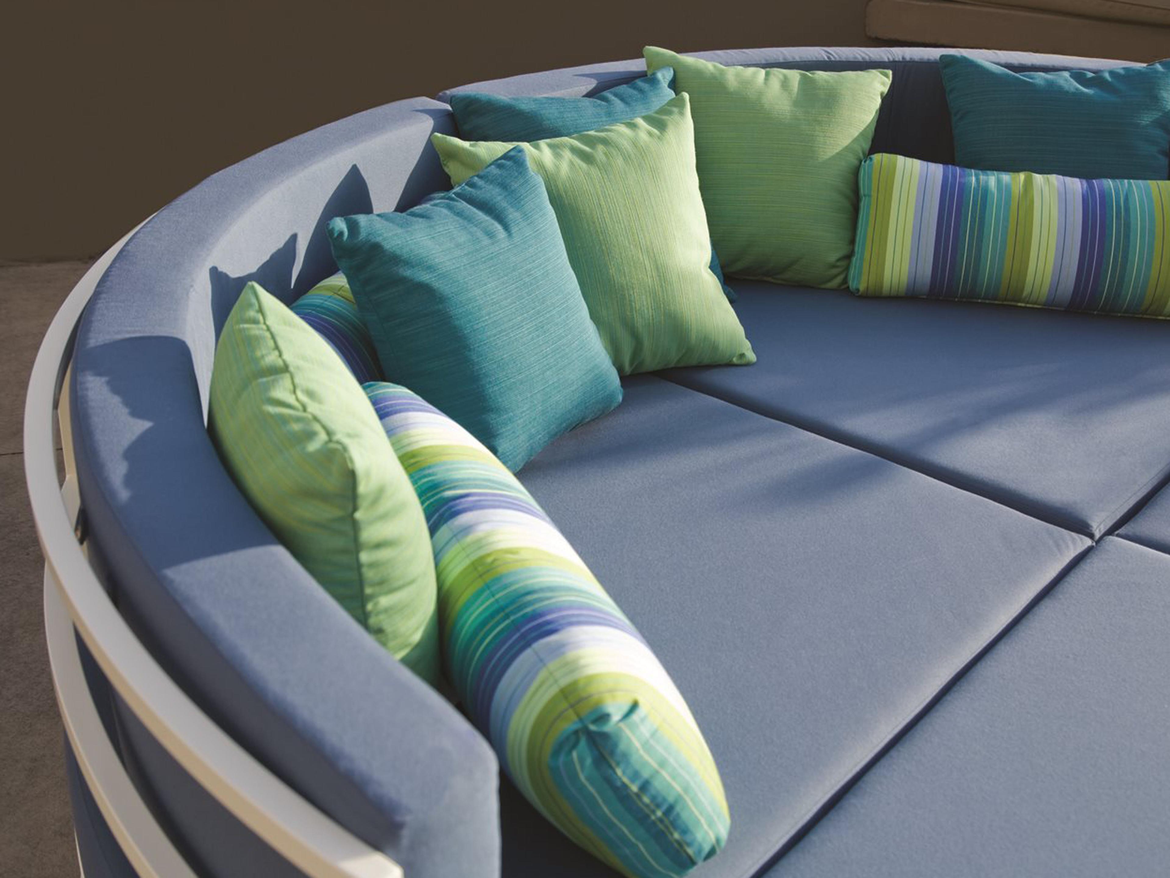 Cabana Club Aluminum Cushion Sectional Outdoor Lounge Set