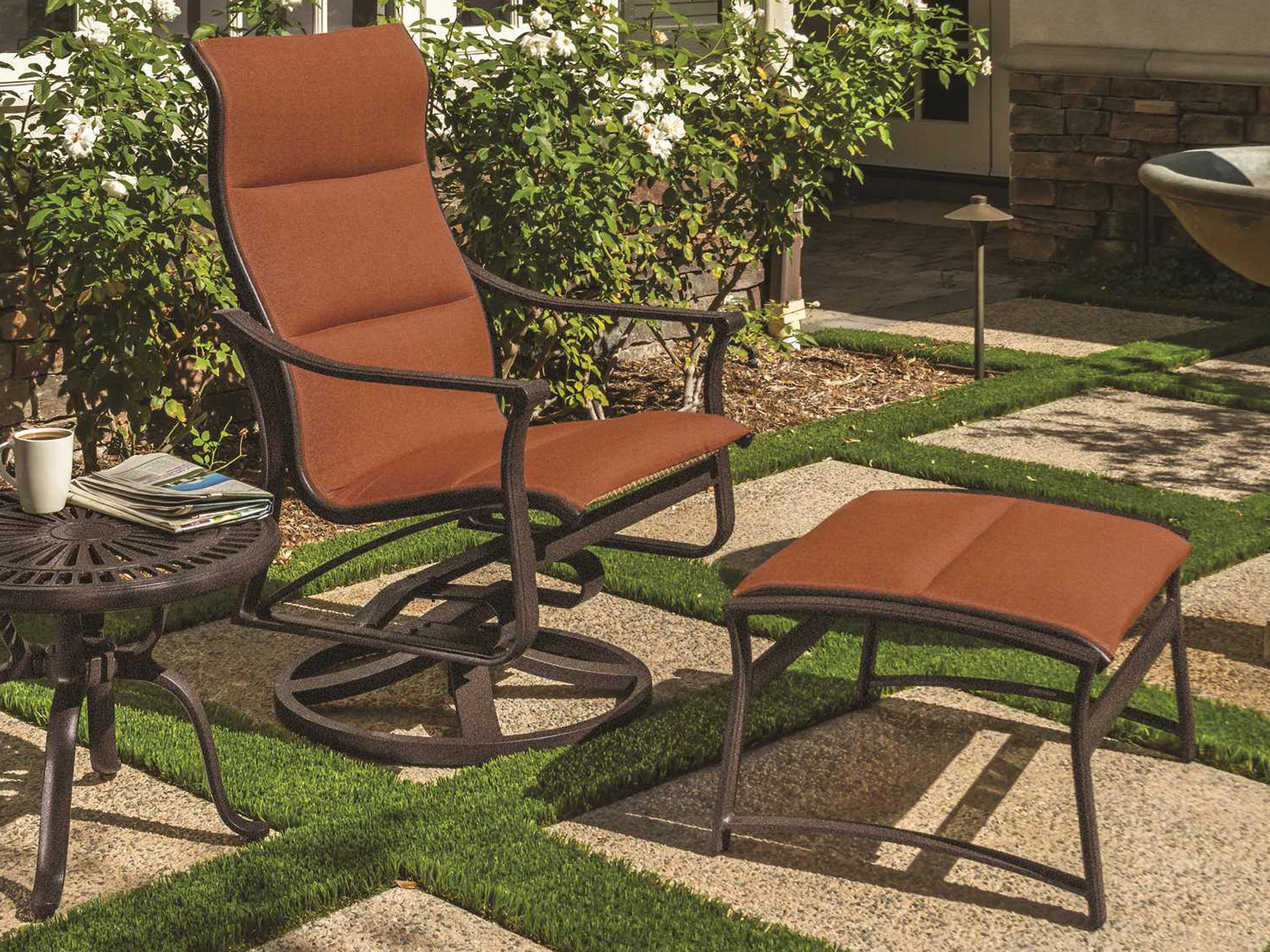 Corsica Padded Sling Aluminum Patio Lounge Set