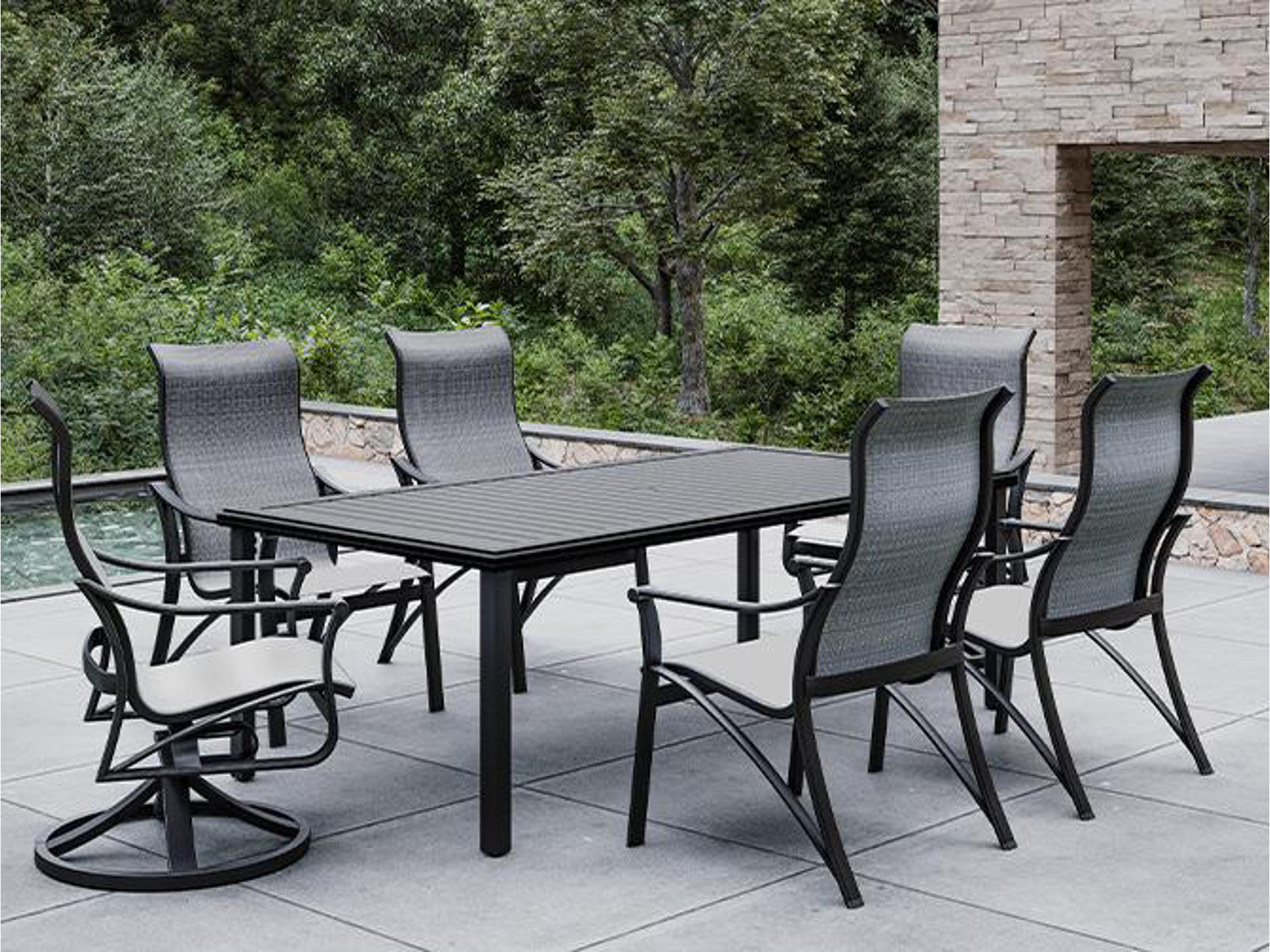 Corsica Sling Aluminum Outdoor Dining Set