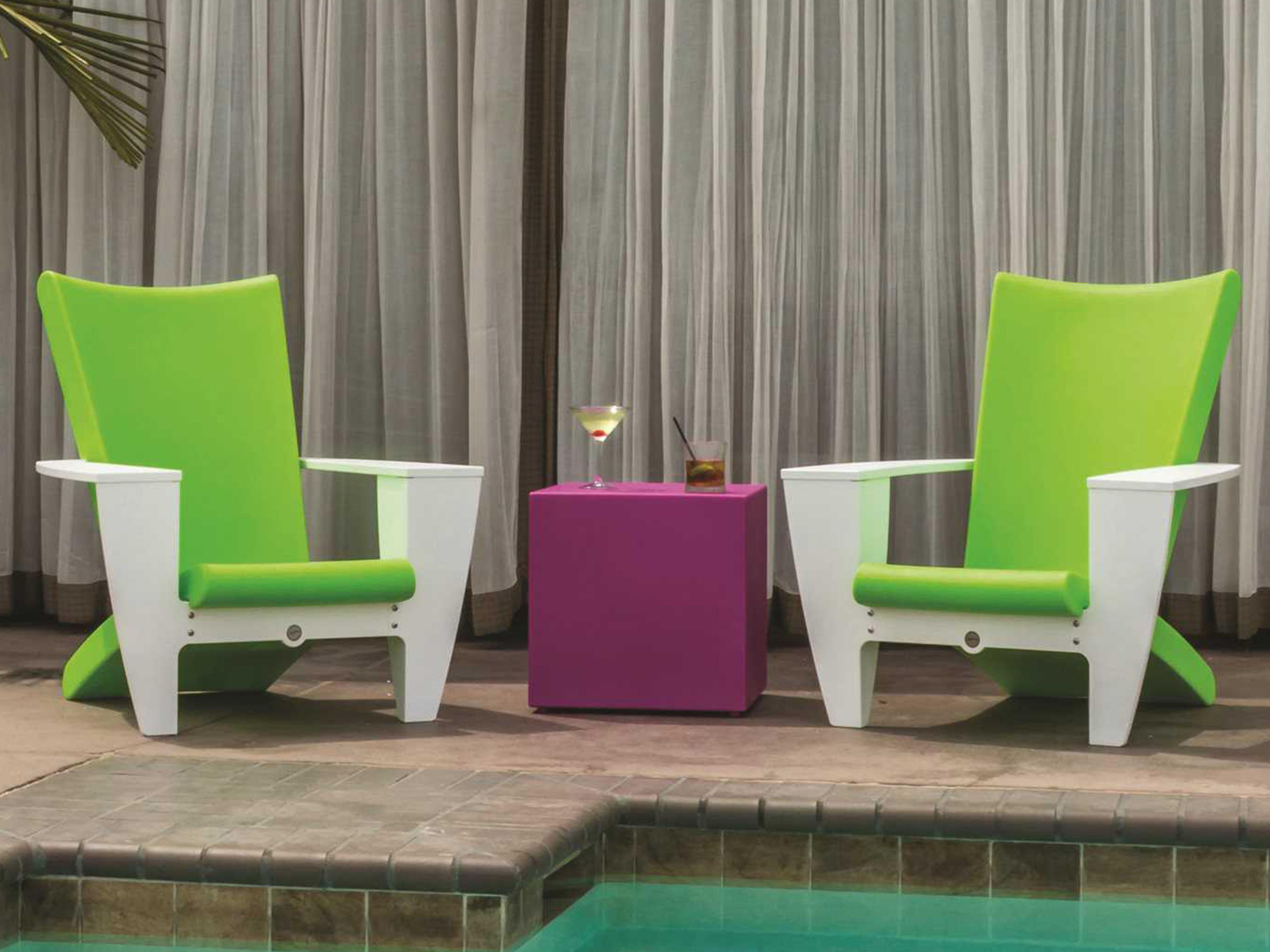 Curve Resin Outdoor Patio Lounge Set