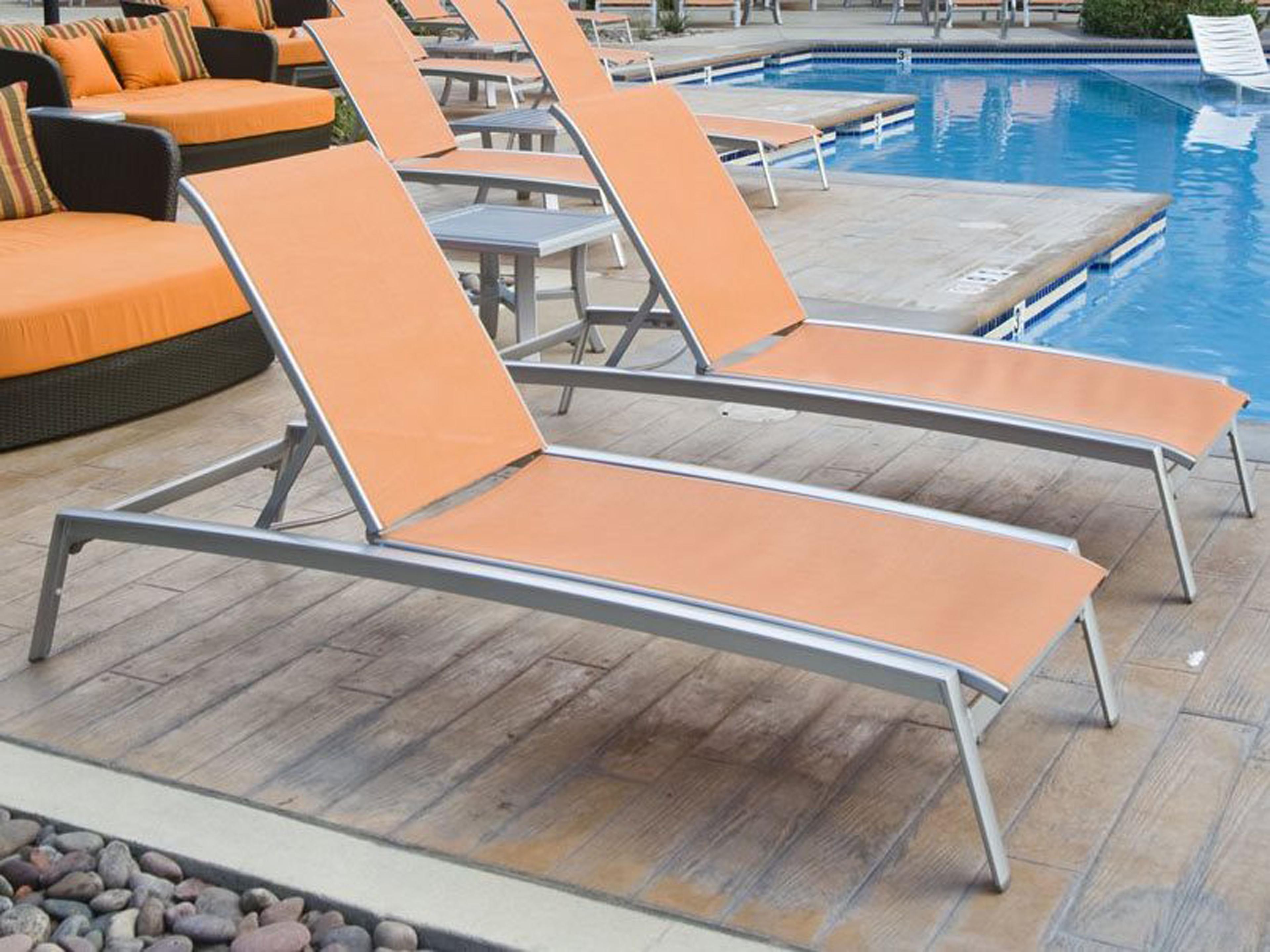 Elance Relaxed Sling Aluminum Patio Lounge Set