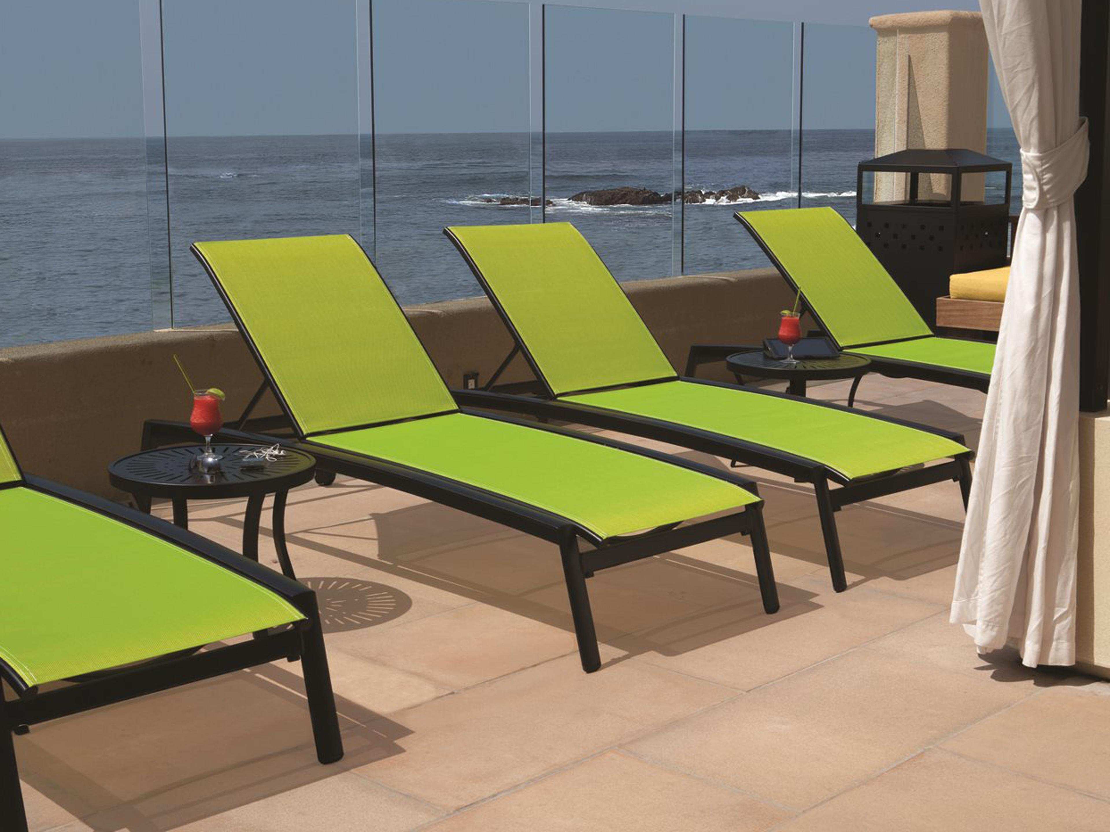 Elance Relaxed Sling Aluminum Outdoor Patio Lounge Set