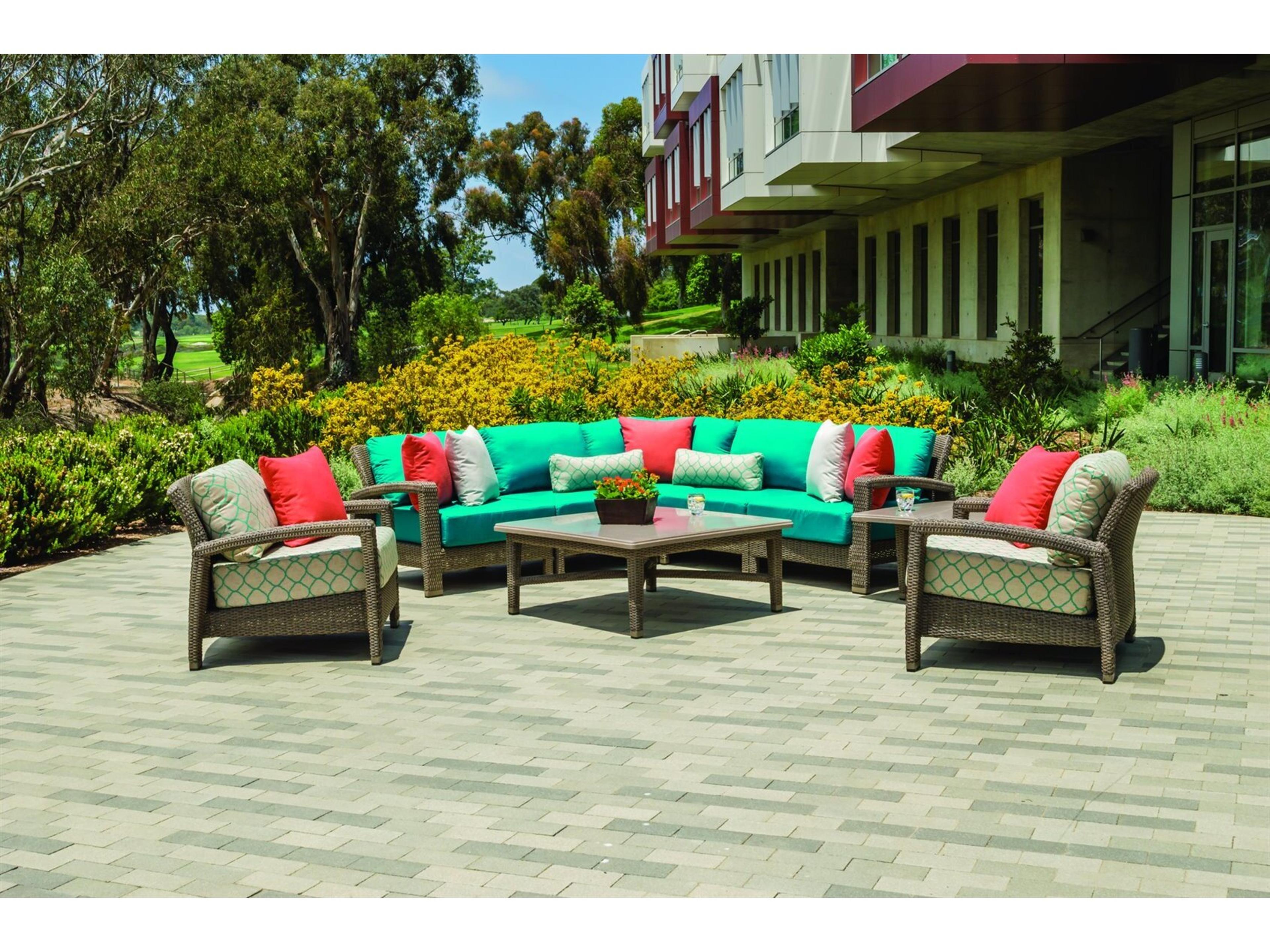 Evo Woven Deep Seating Sectional Lounge Set