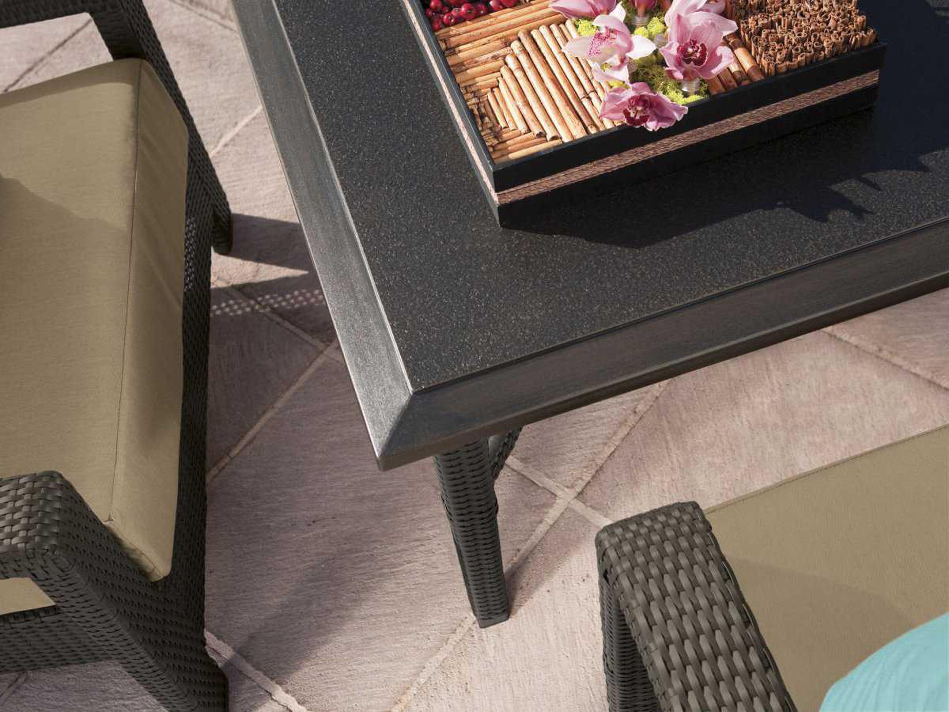 Tropitone Evo Woven Deep Seating Sectional Patio Lounge Set