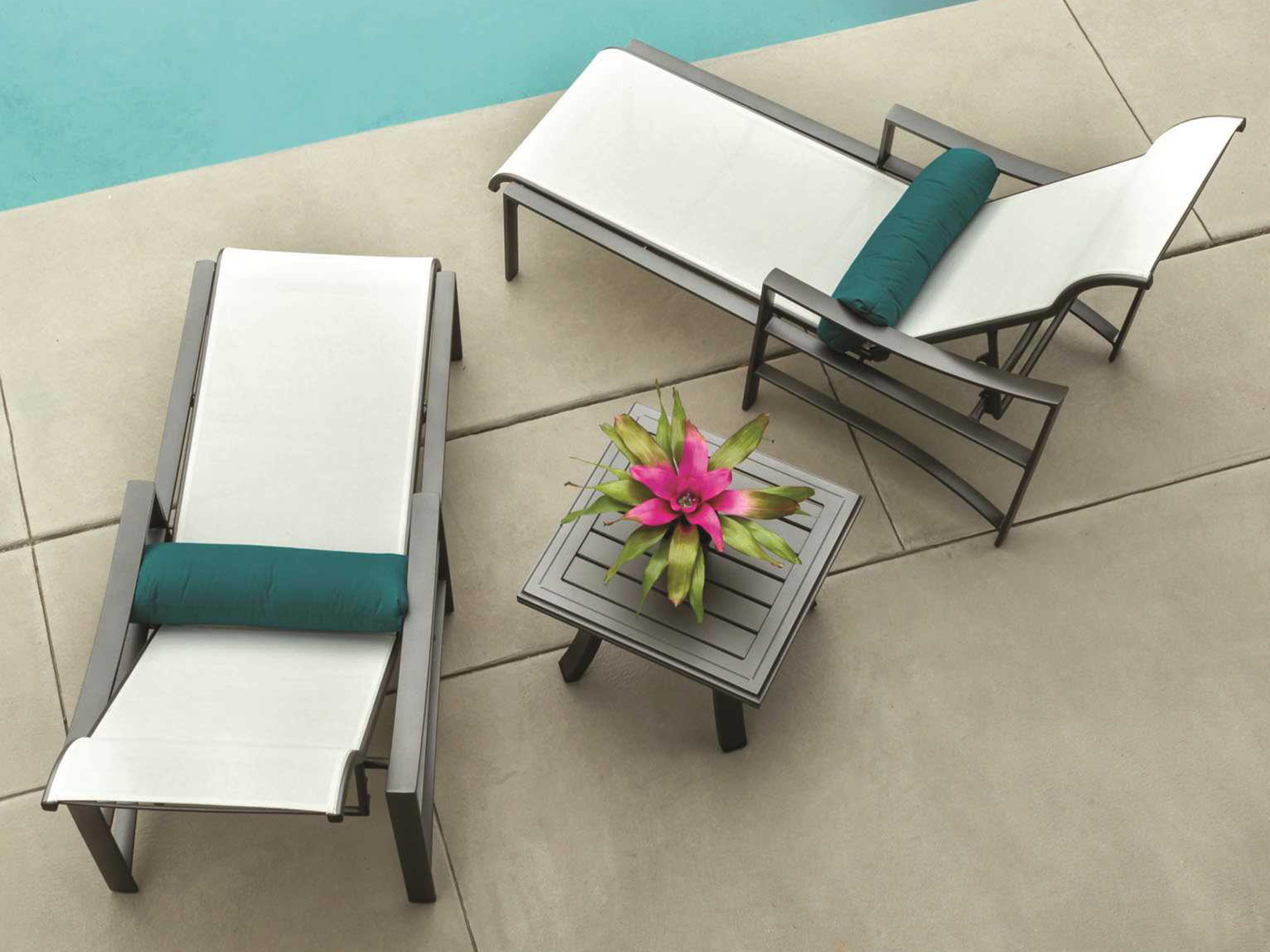 Tropitone Kenzo Sling Aluminum Patio Lounge Set