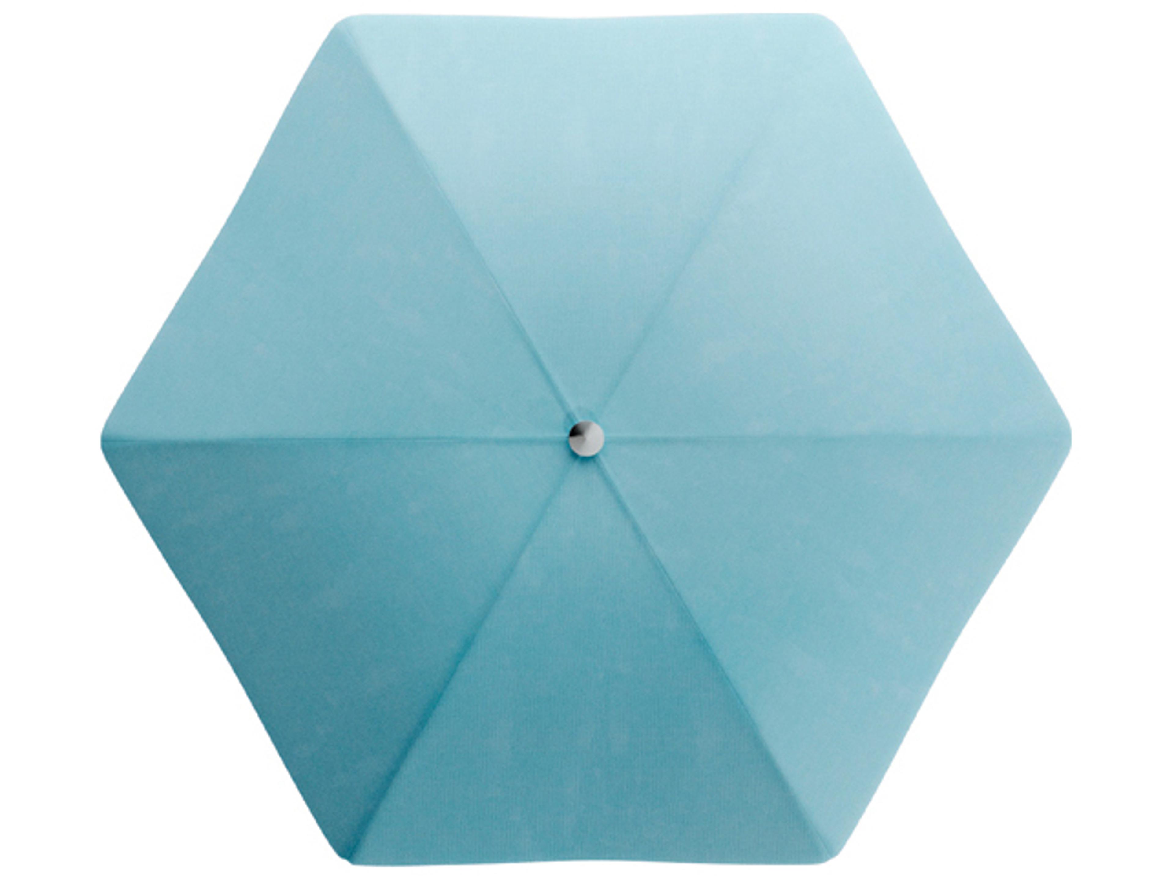 Tropitone Trace Waterfall Aluminum 6 Foot Hexagon Manual Lift Outdoor Umbrella