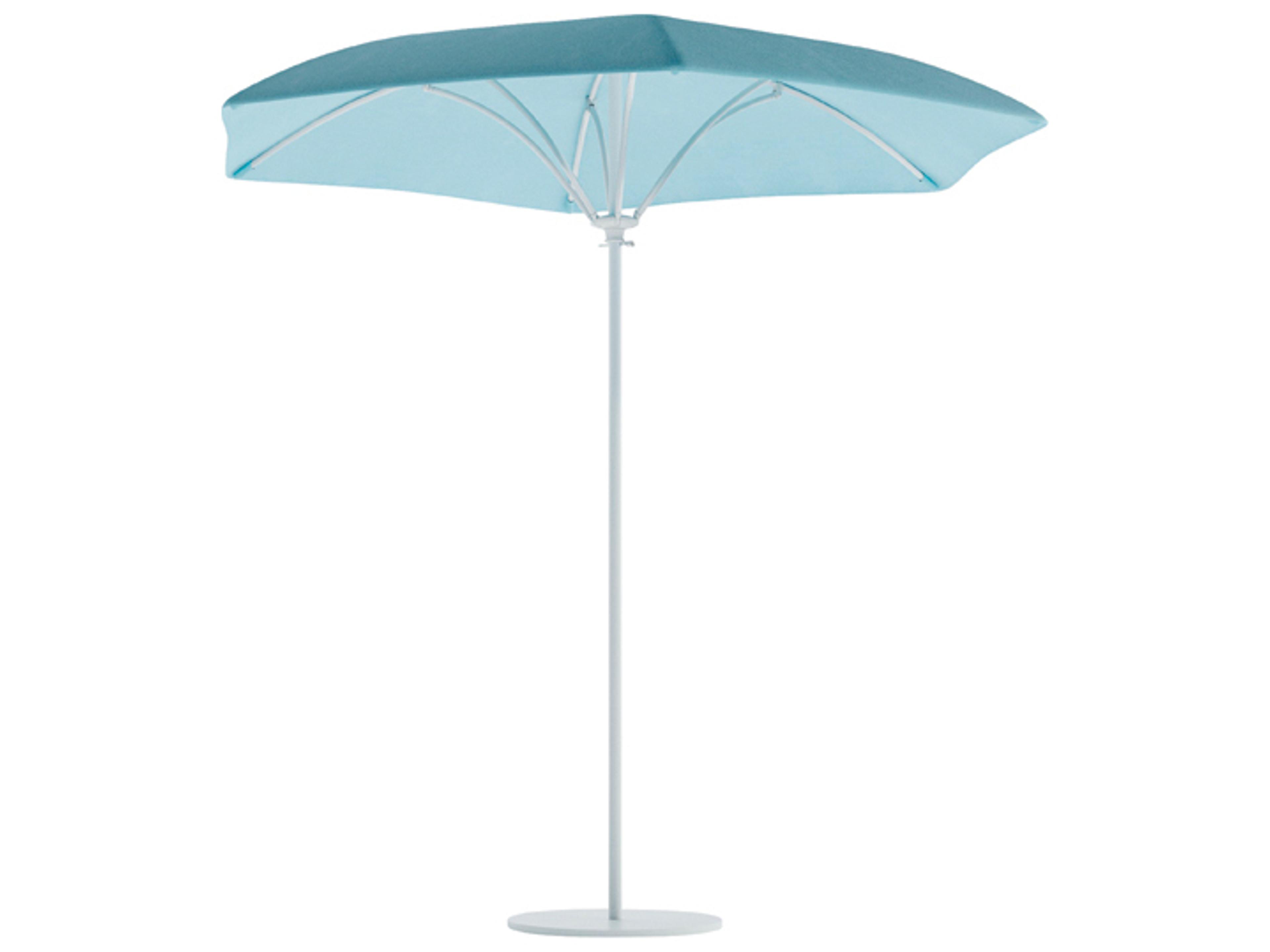 Trace Waterfall Aluminum 9 Foot Hexagon Pulley Lift Patio Umbrella with Vent