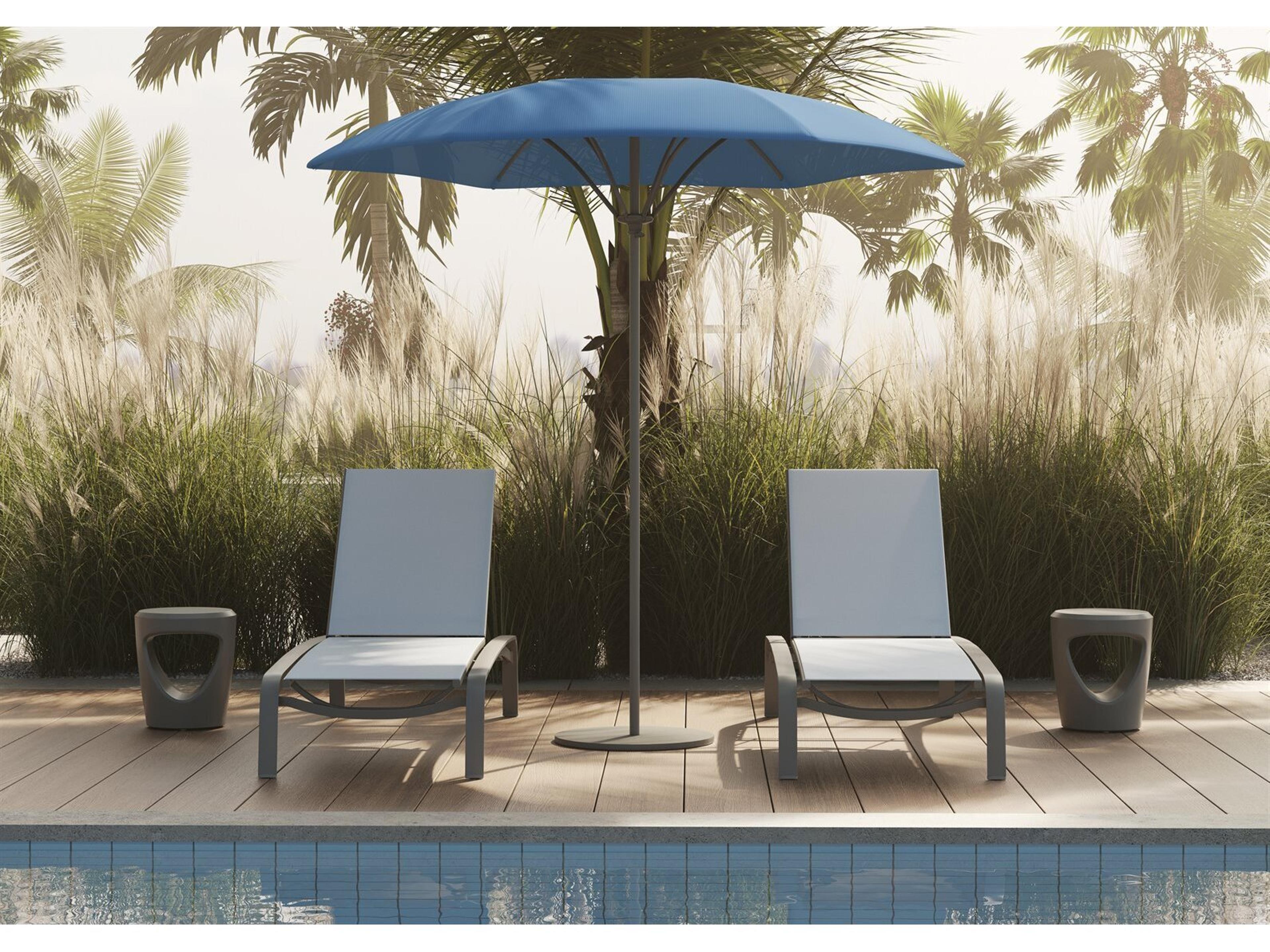 Laguna Beach Relaxed Sling Aluminum Lounge Set