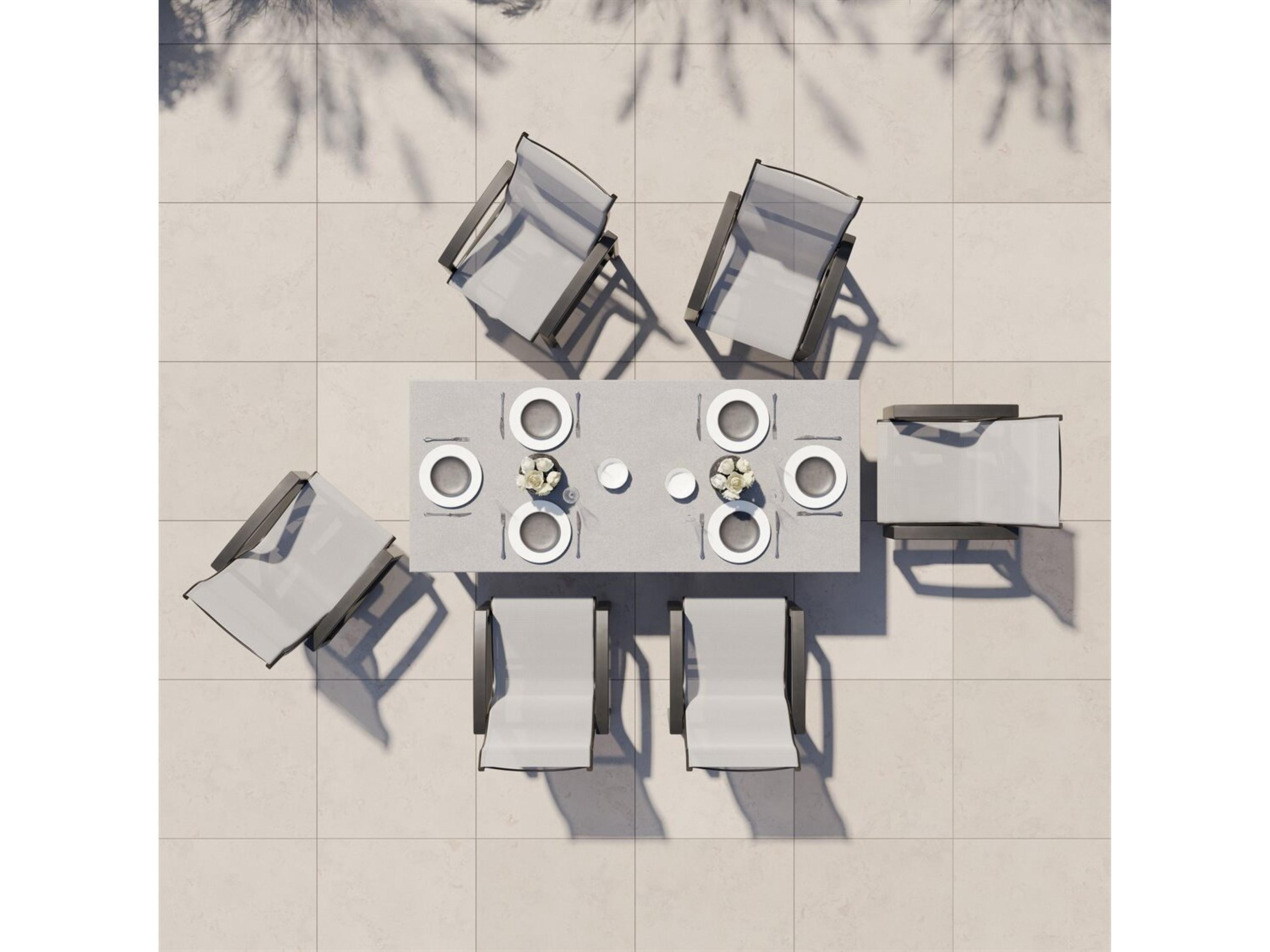 Lakeside Sling Aluminum Dining Set