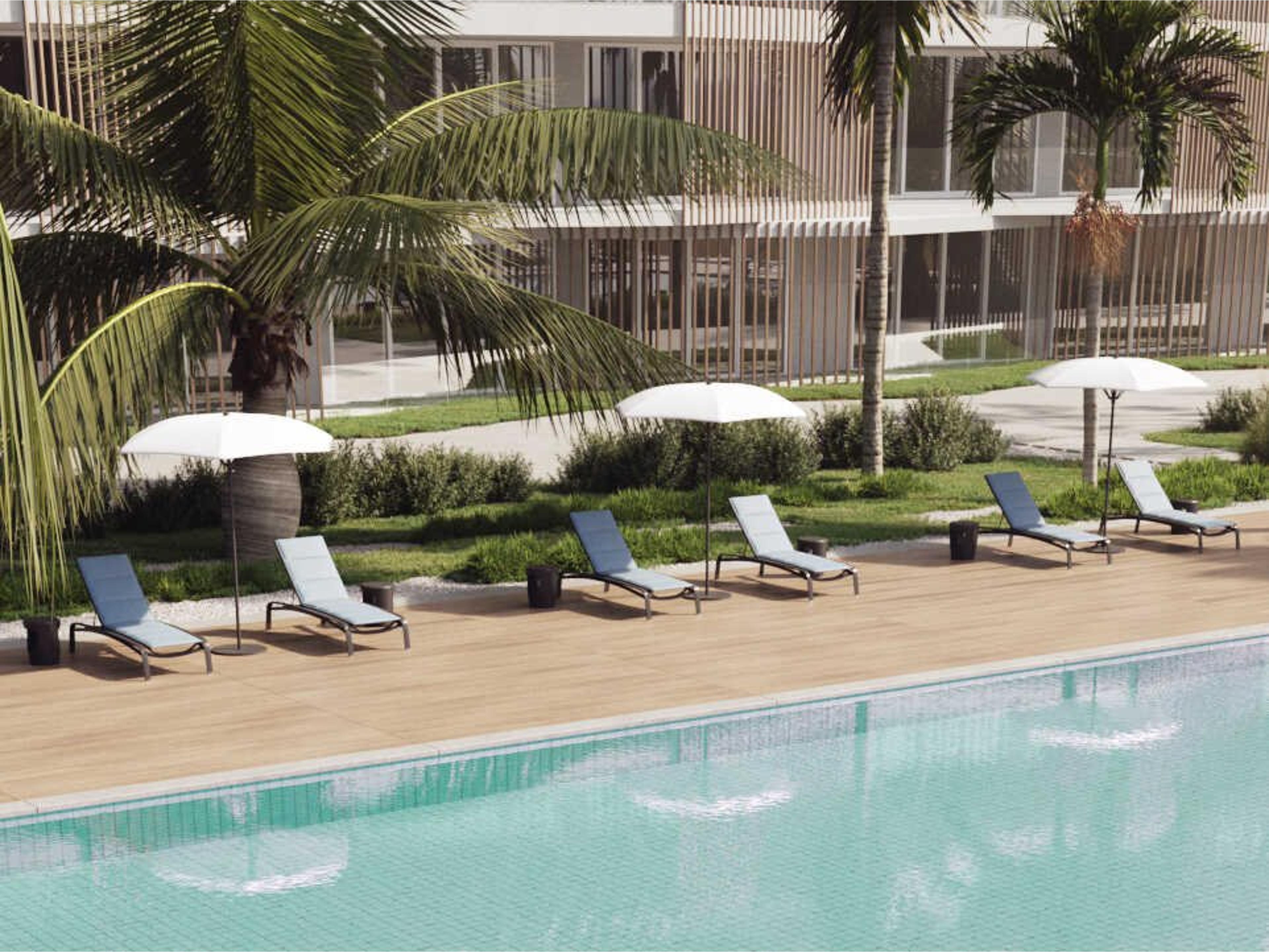 Laguna Beach Relaxed Padded Sling Aluminum Patio Lounge Set