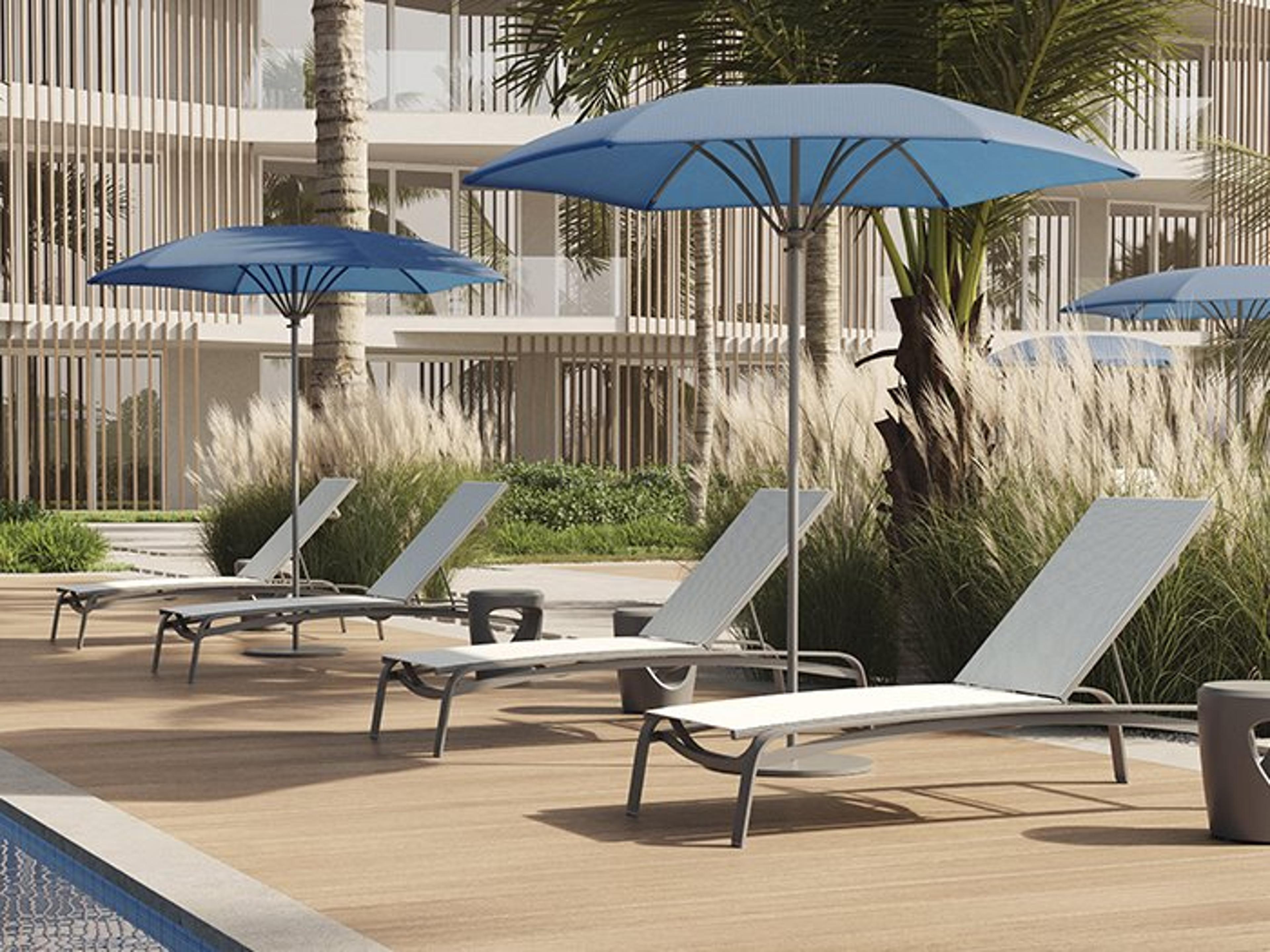 Laguna Beach Relaxed Sling Aluminum Outdoor Lounge Set