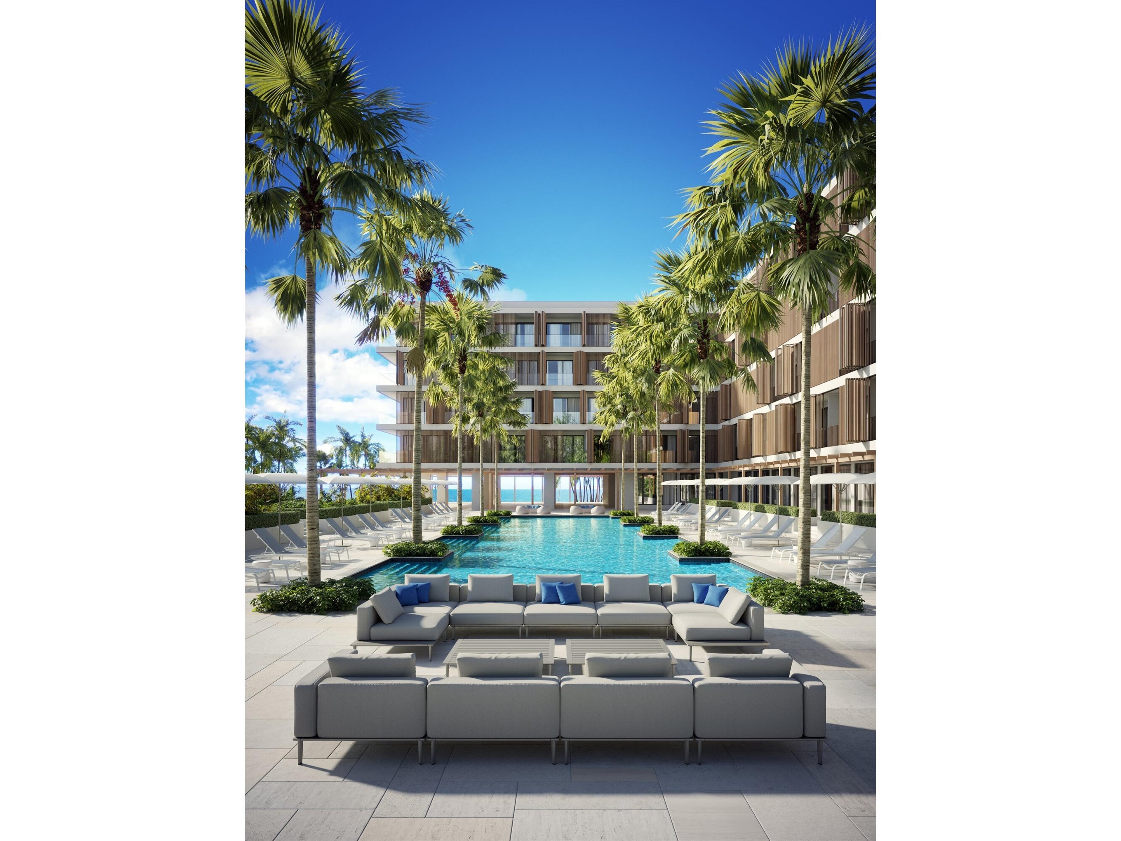 Platform Cushion Aluminum Sectional Lounge Set