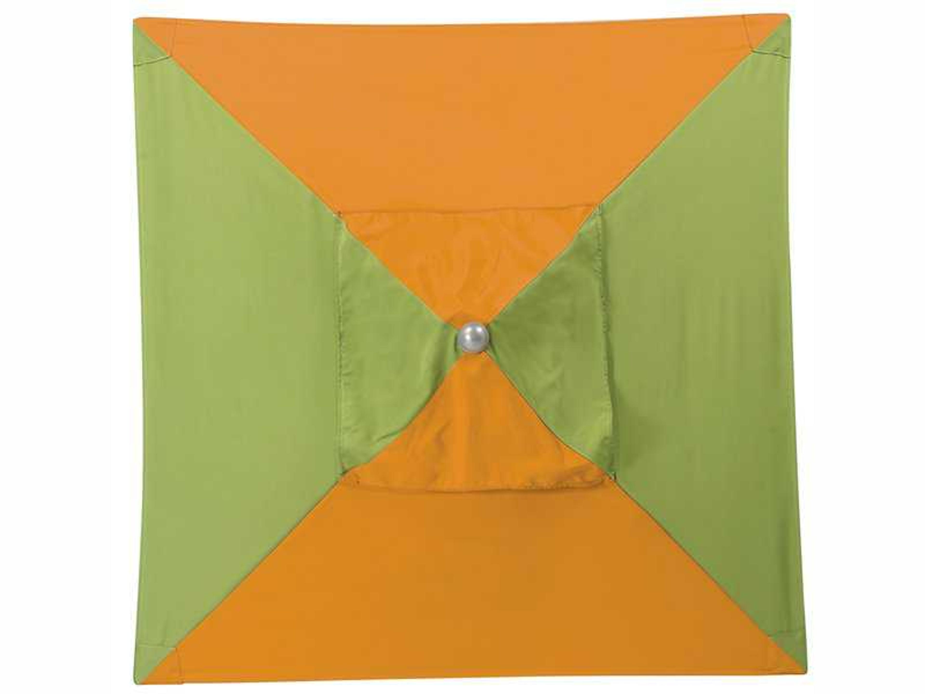 Tropitone Portofino II 6 Foot Square Aluminum Patio Market Umbrella