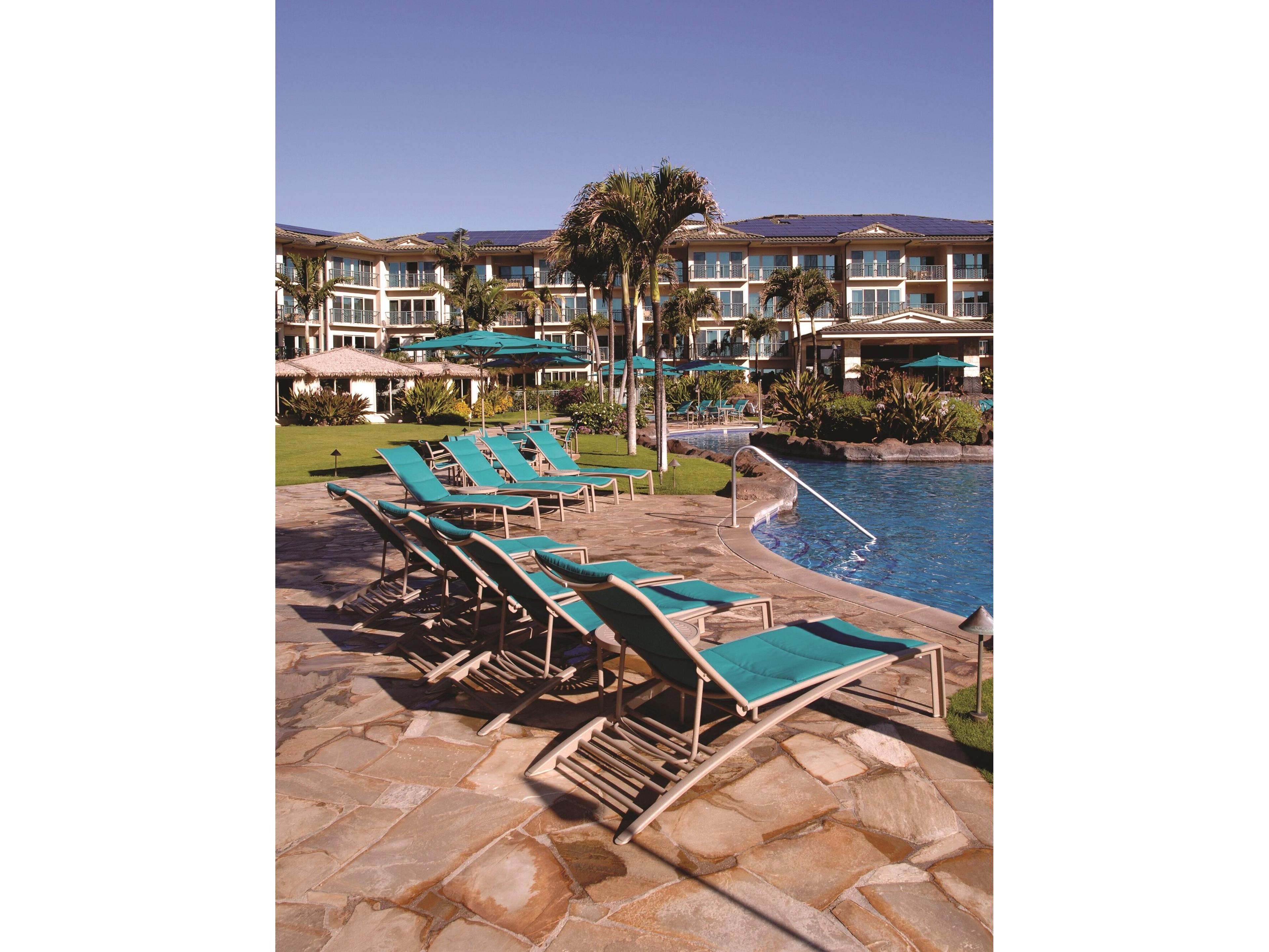 South Beach Padded Sling Aluminum Lounge Set