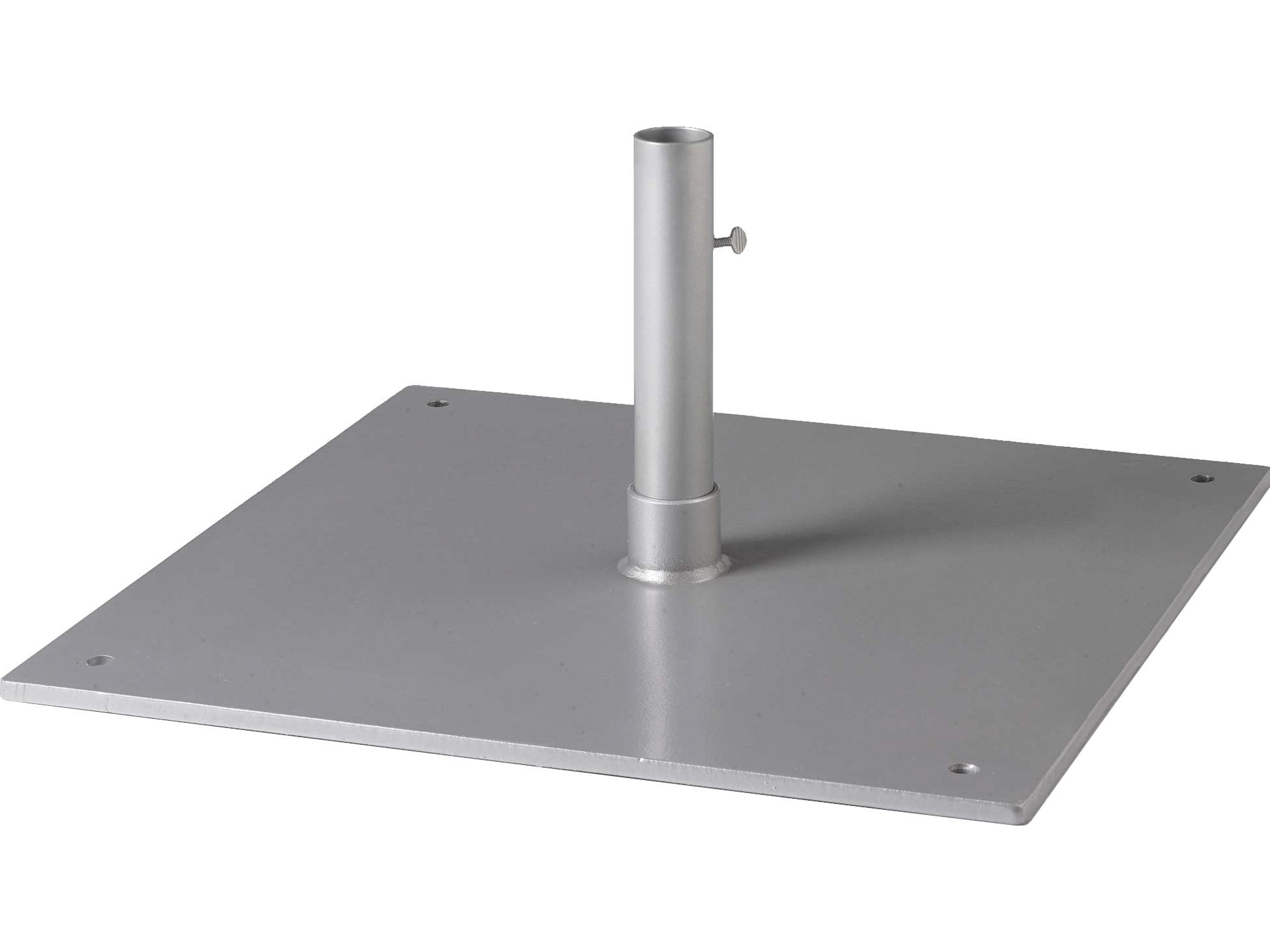 Tropitone 24' Foot 82lb Square Steel Plate 15' Foot Sleeve 1.5' Foot Pole Base