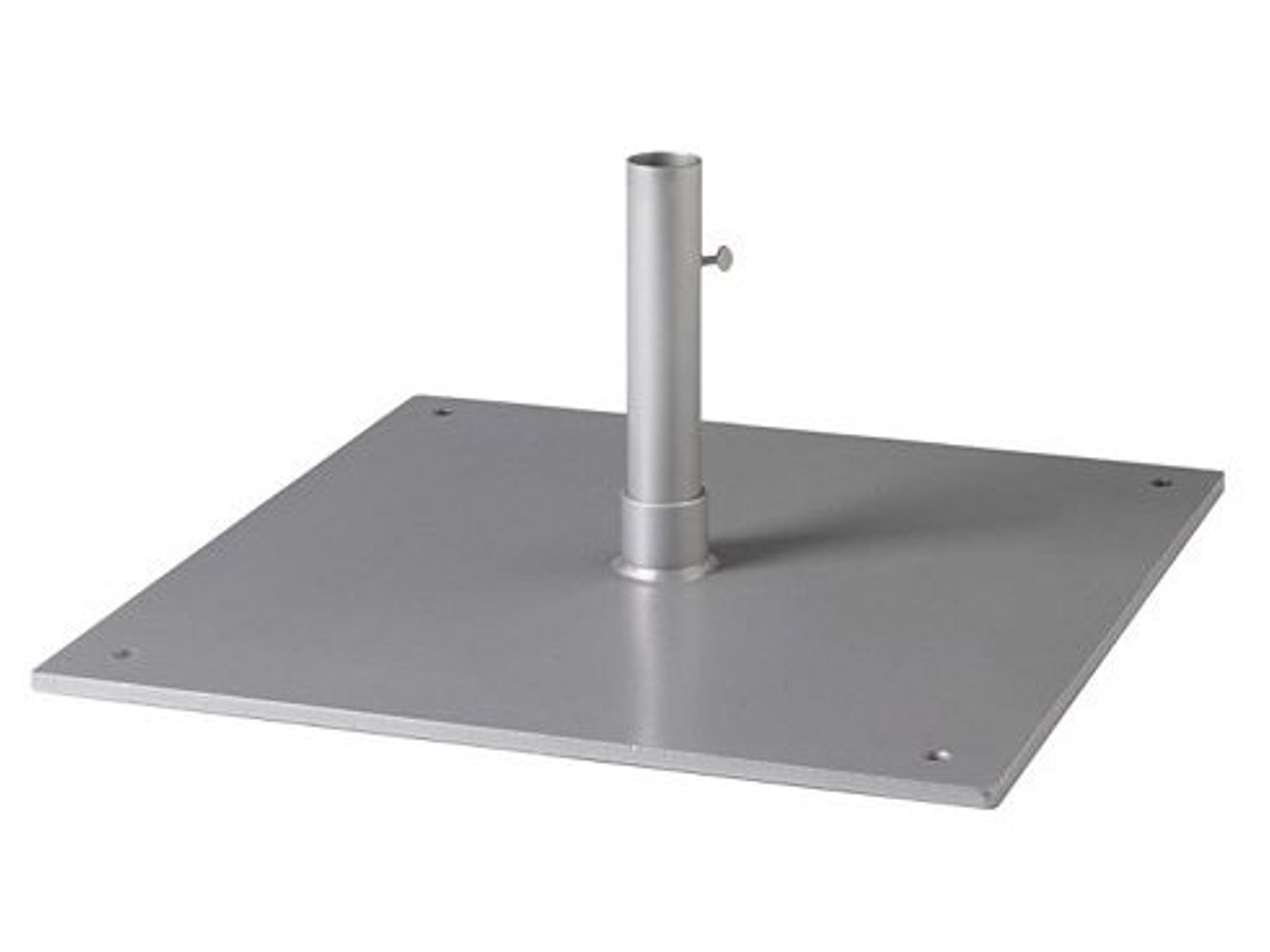 24' Foot 80lb Square Steel Plate 9' Foot Sleeve 1.5' Foot Pole Base
