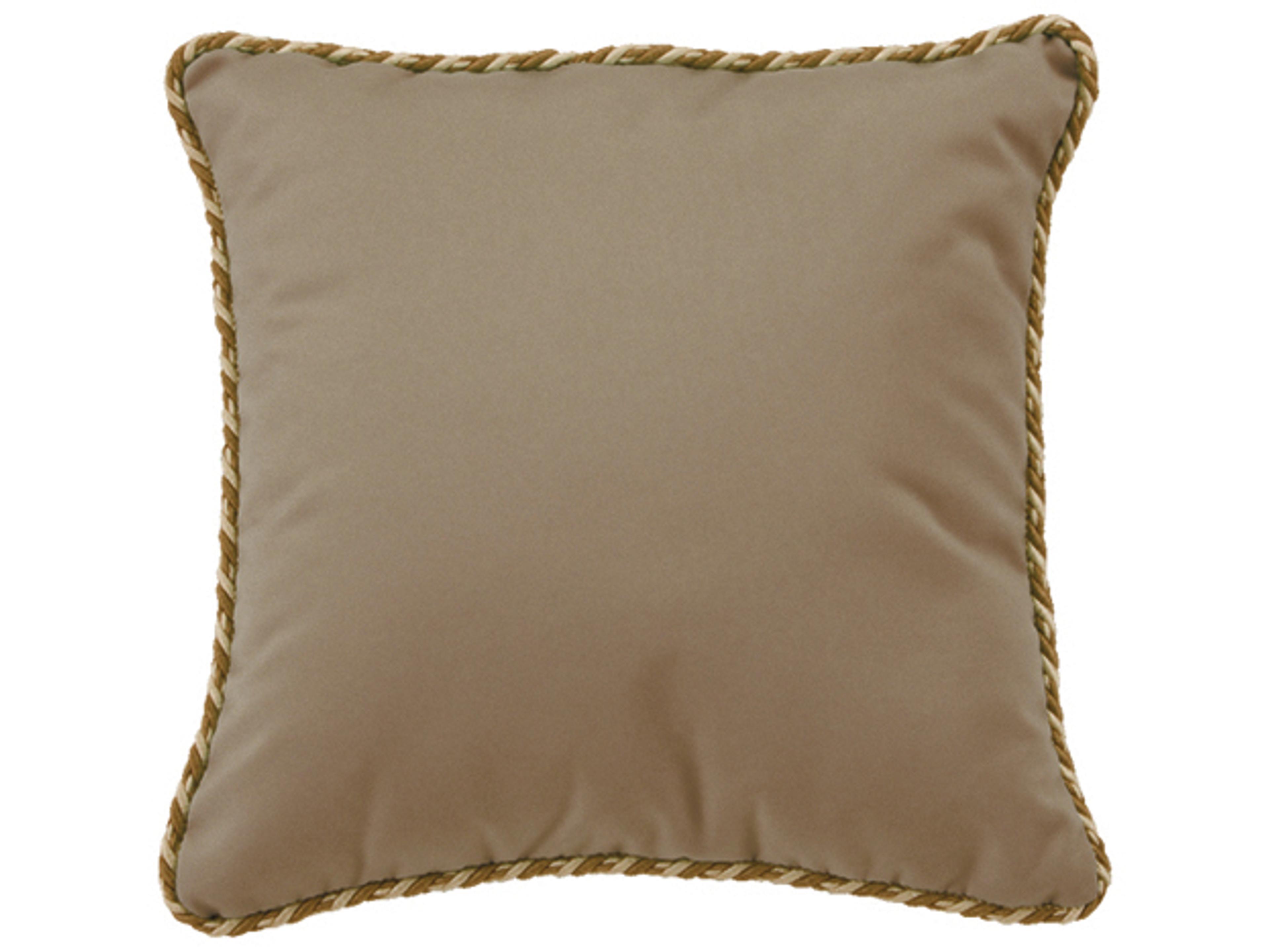 Tropitone 16'' Square Throw Pillow with Cord Welt