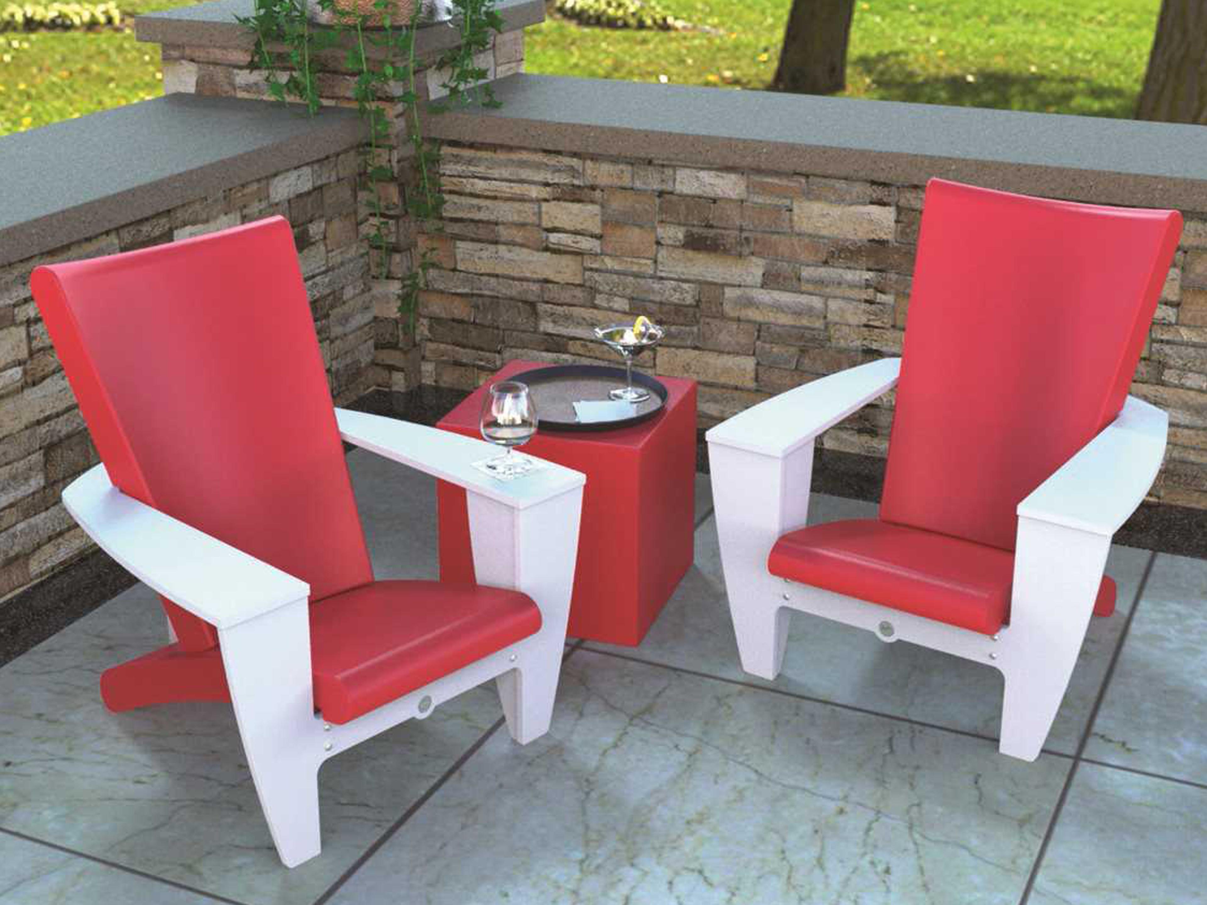 Curve Resin Patio Lounge Set