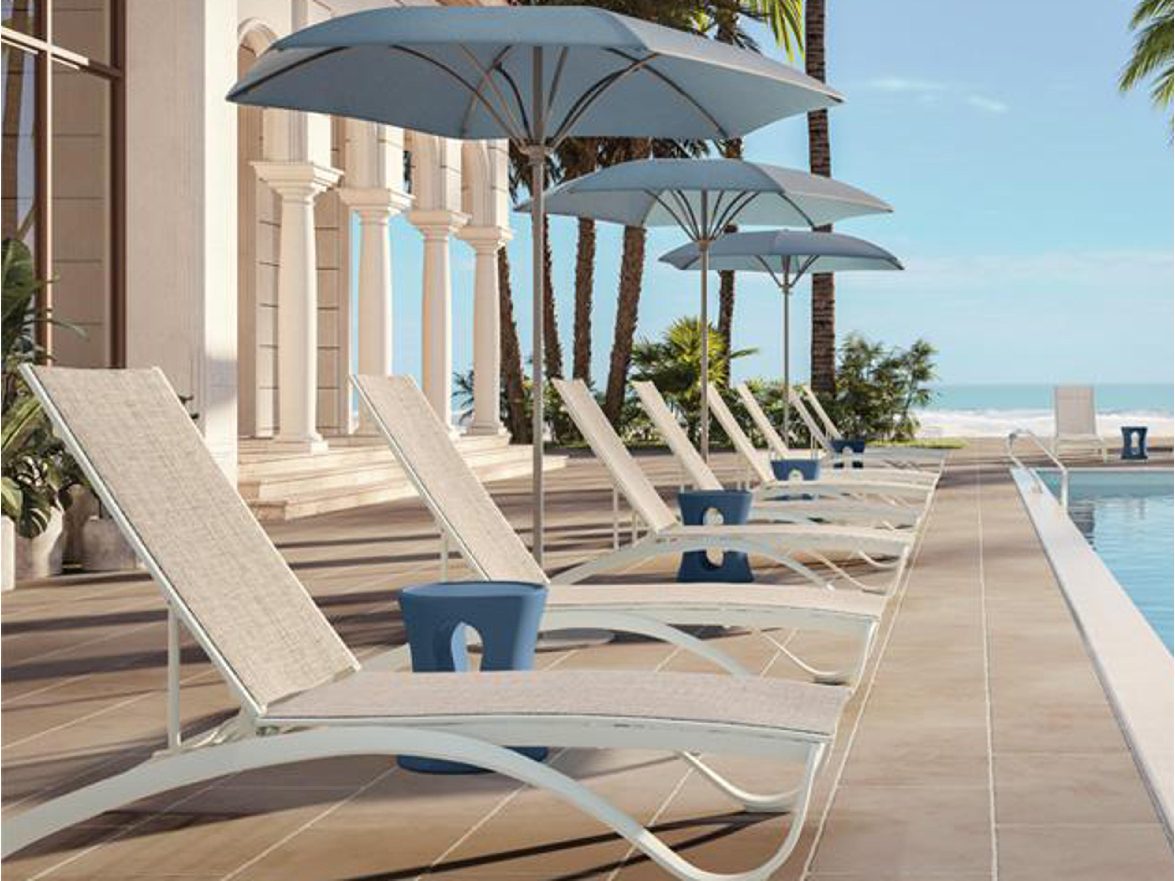 Twist Sling Aluminum Outdoor Lounge Set