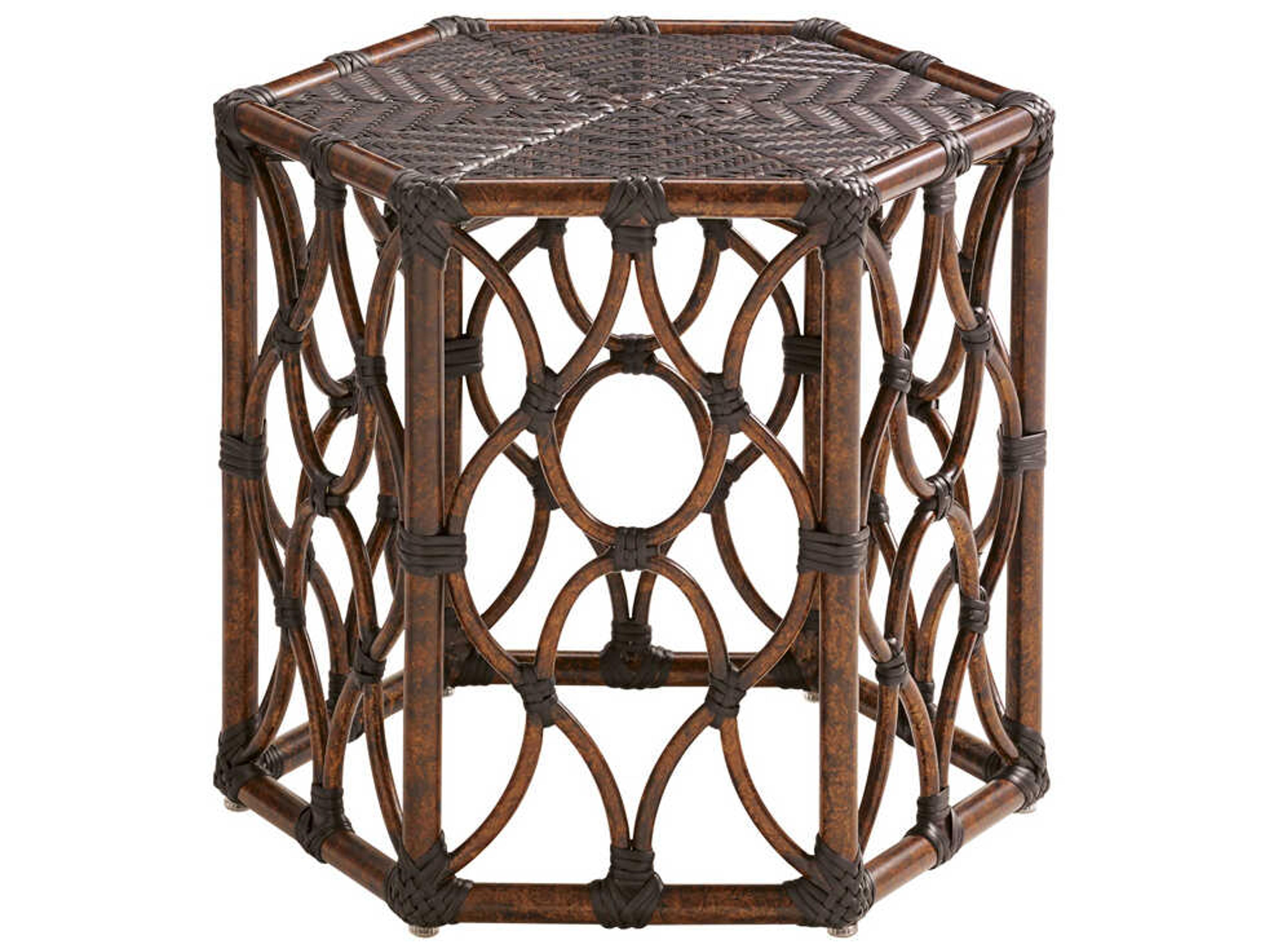 Black Sands Wicker Bunching Cocktail Table