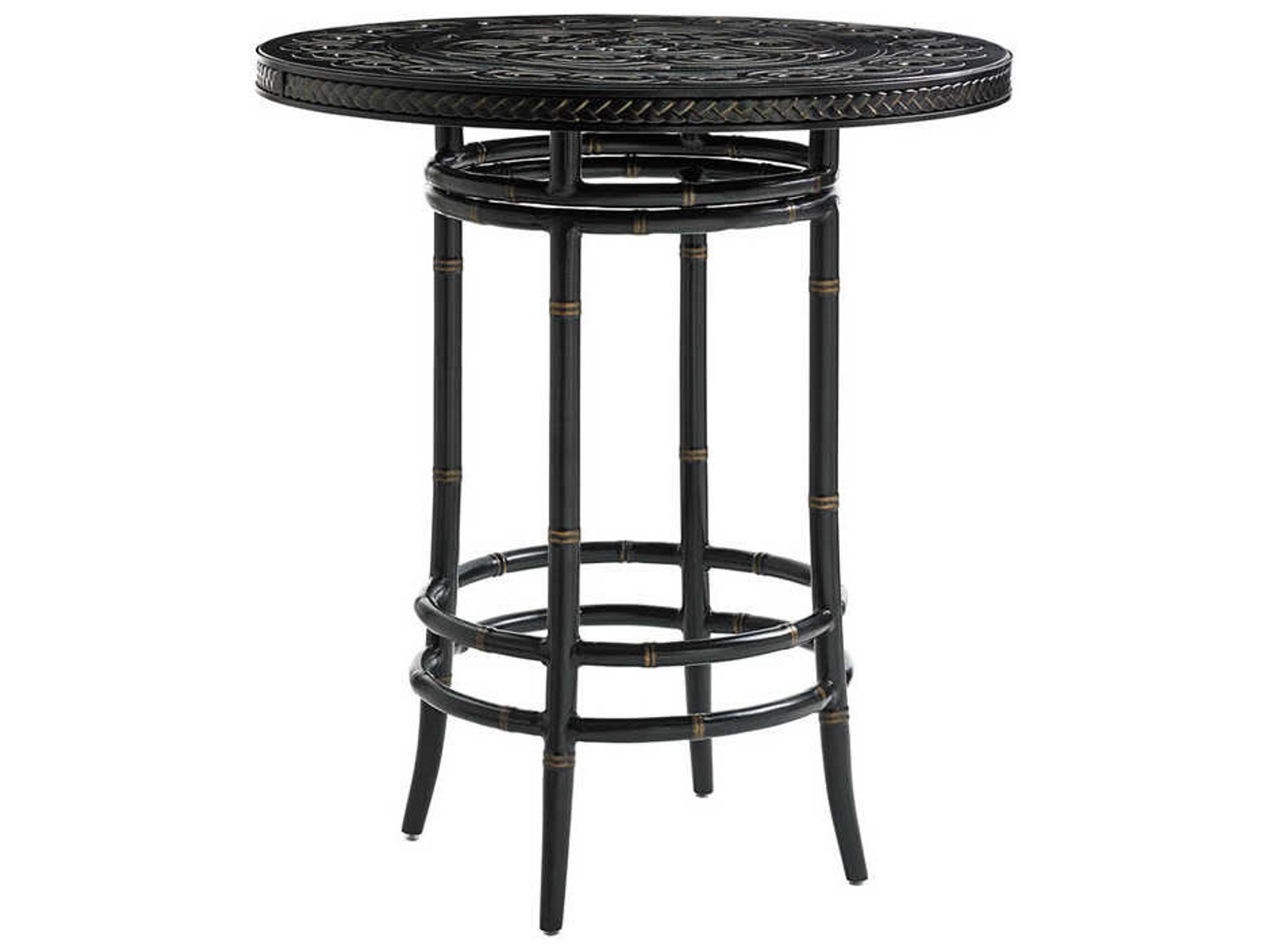 Marimba Aluminum Round Bistro Table