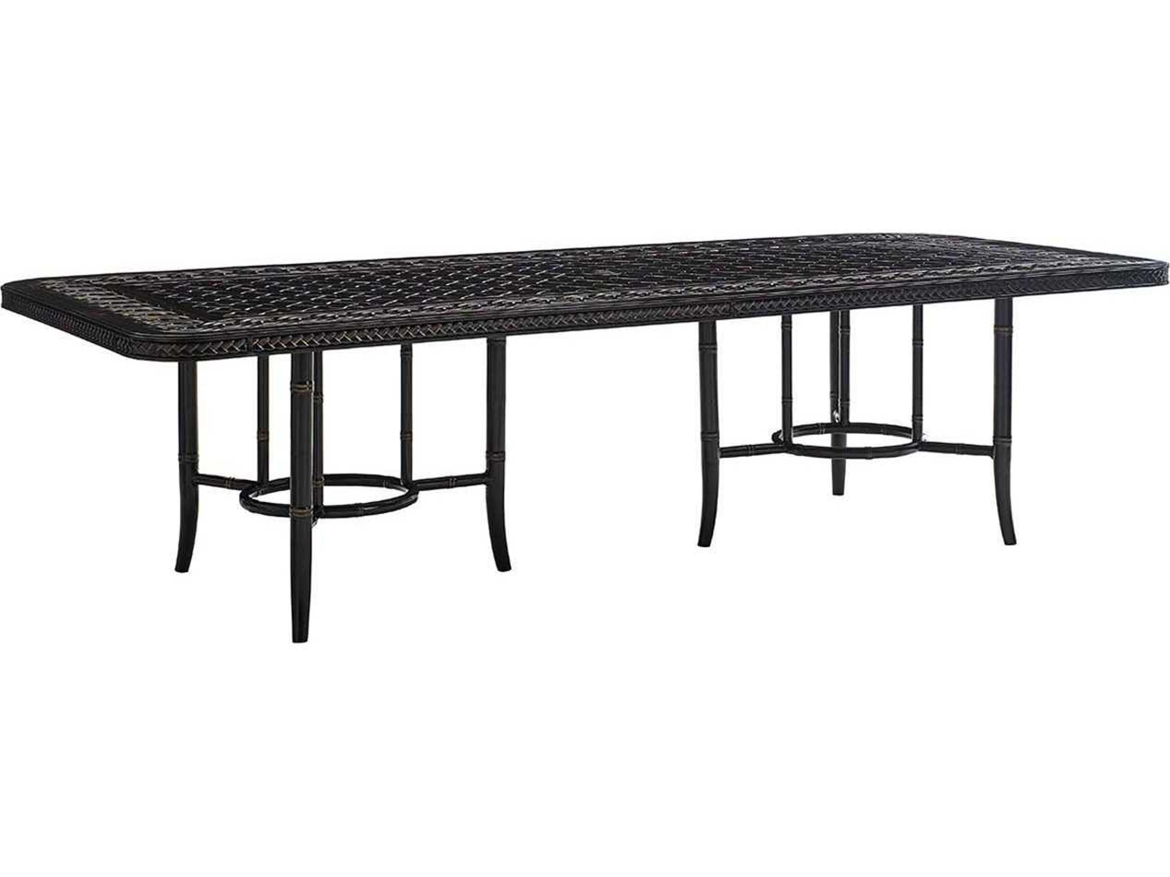 Marimba (2) Rectangular Pedestal Dining Table Bases