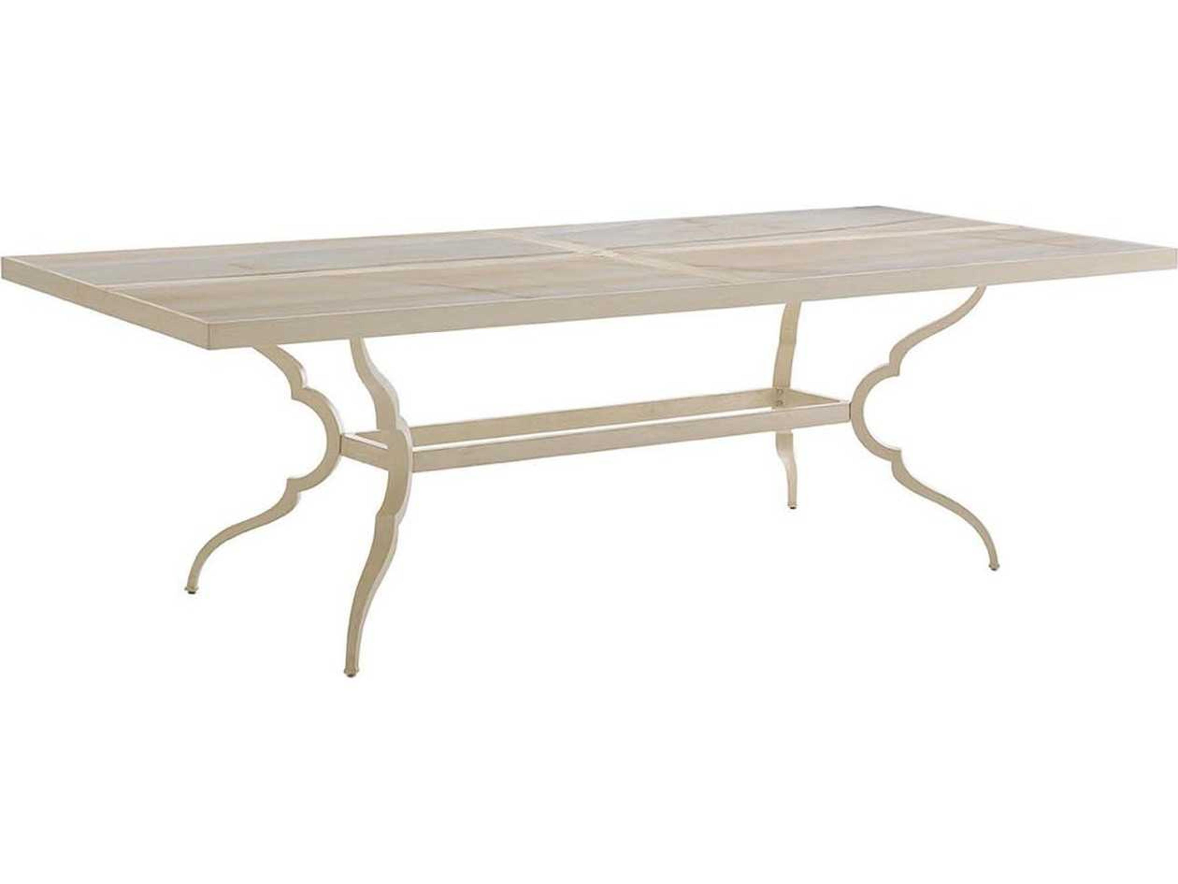 Misty Garden Cast Aluminum Rectangular Dining Table Base