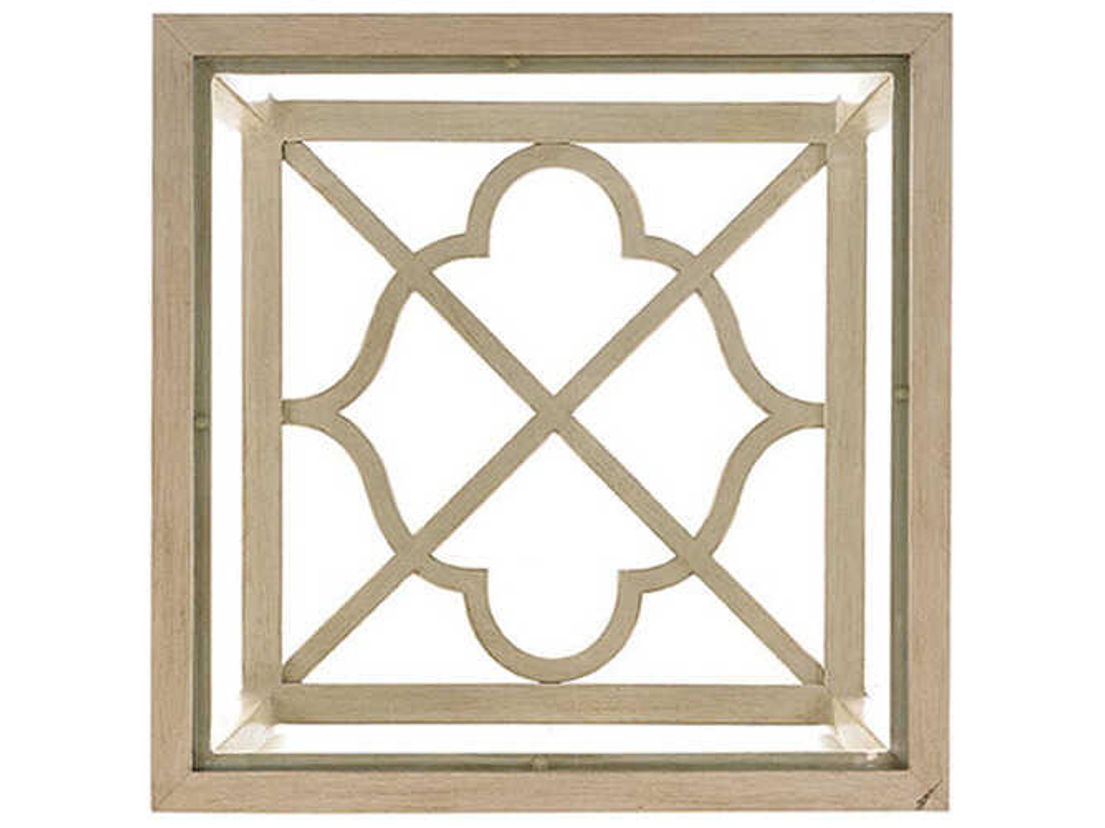 Tommy Bahama Outdoor Misty Garden Cast Aluminum Square End Table with Inset Glass Top