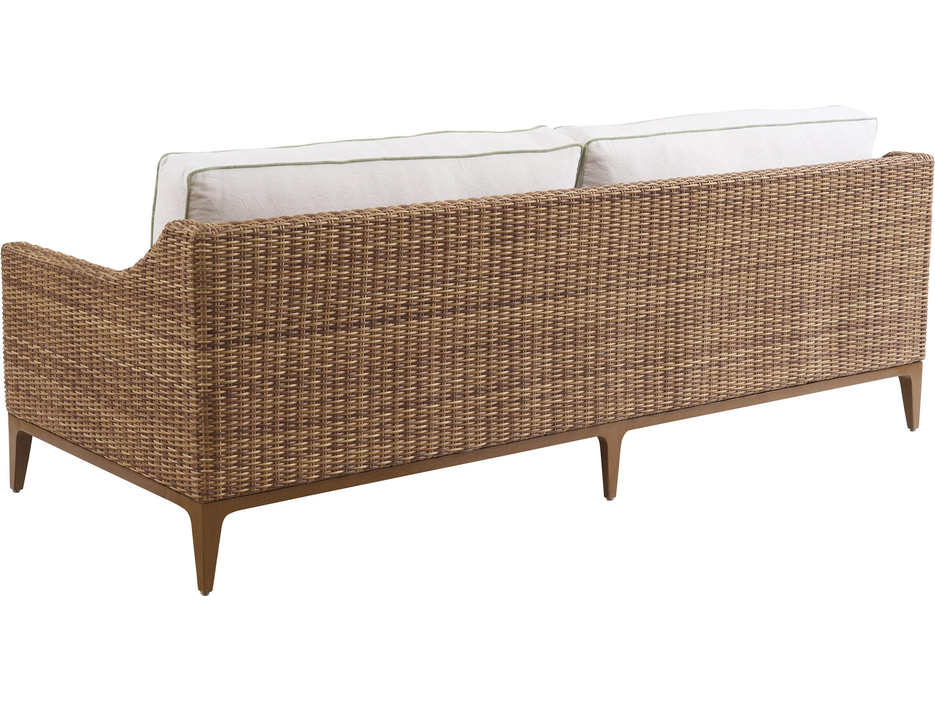 Tommy Bahama Outdoor Palm Desert Poolside Wicker Sofa