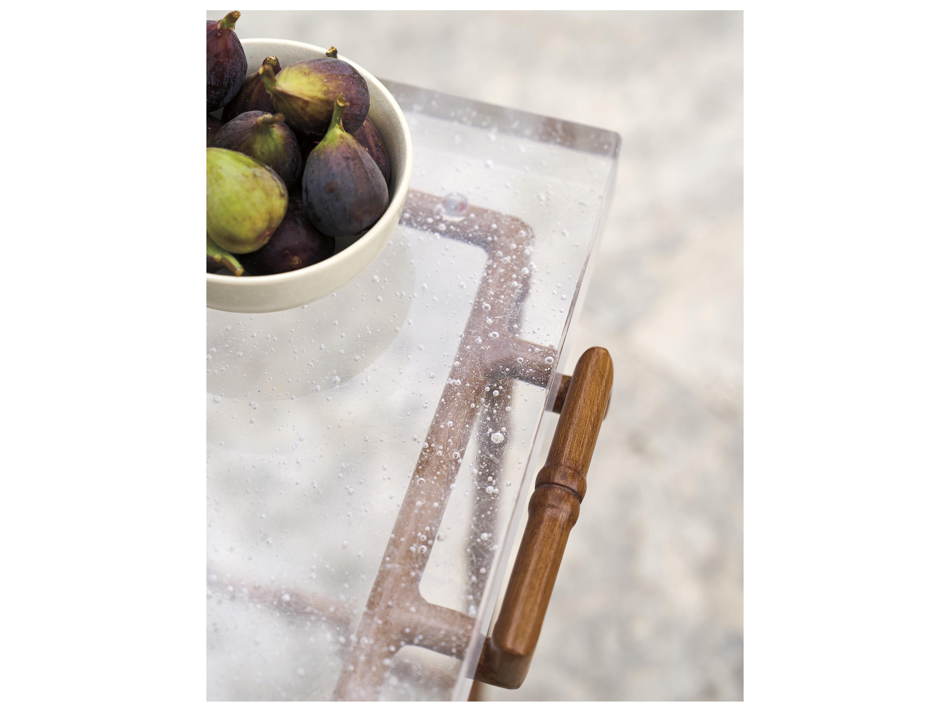 Tommy Bahama Outdoor Palm Desert Poolside Aluminum 20" x 14" Rectangular Accent Table