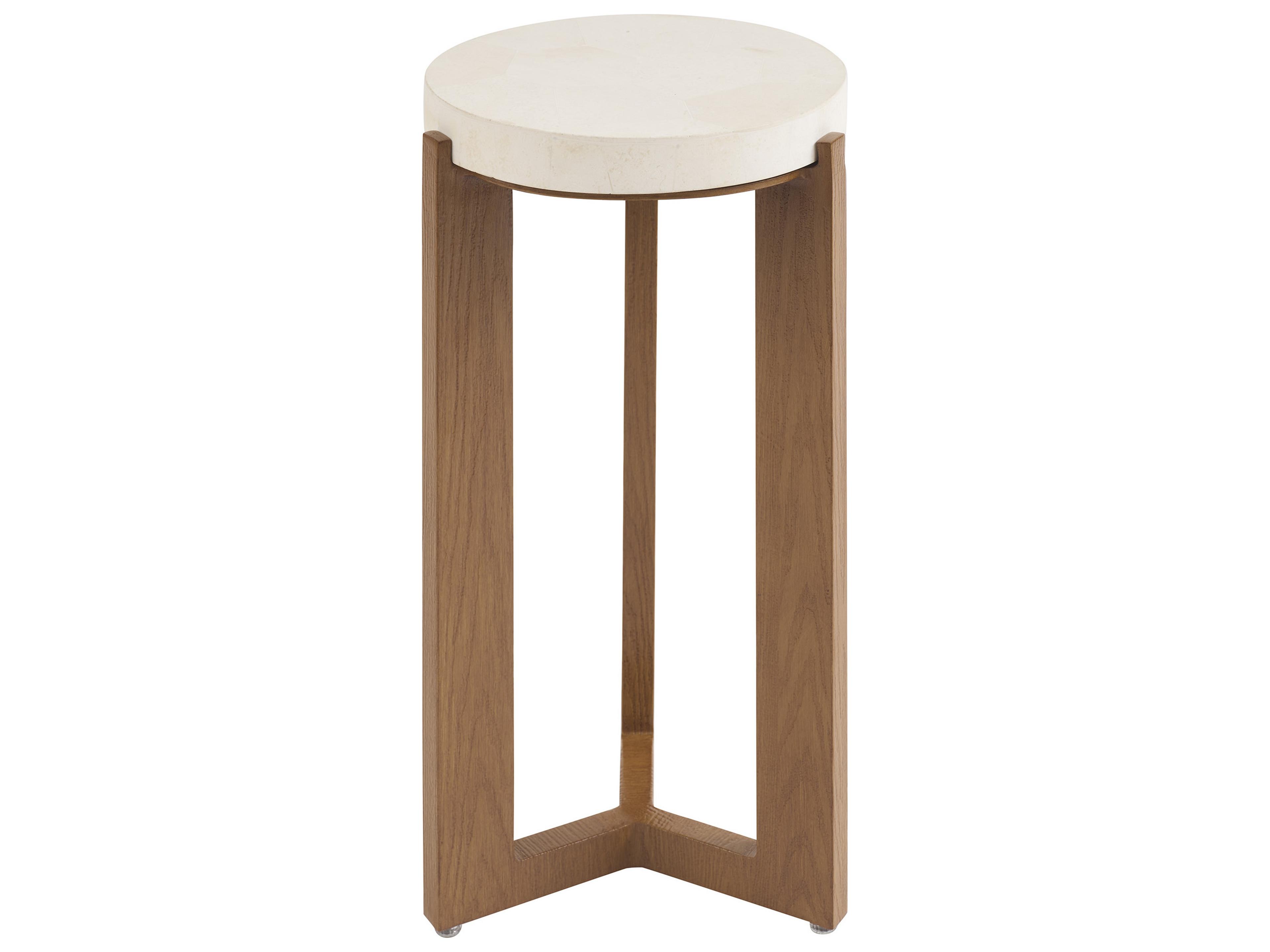 Palm Desert Poolside Aluminum 20" Round Accent Table