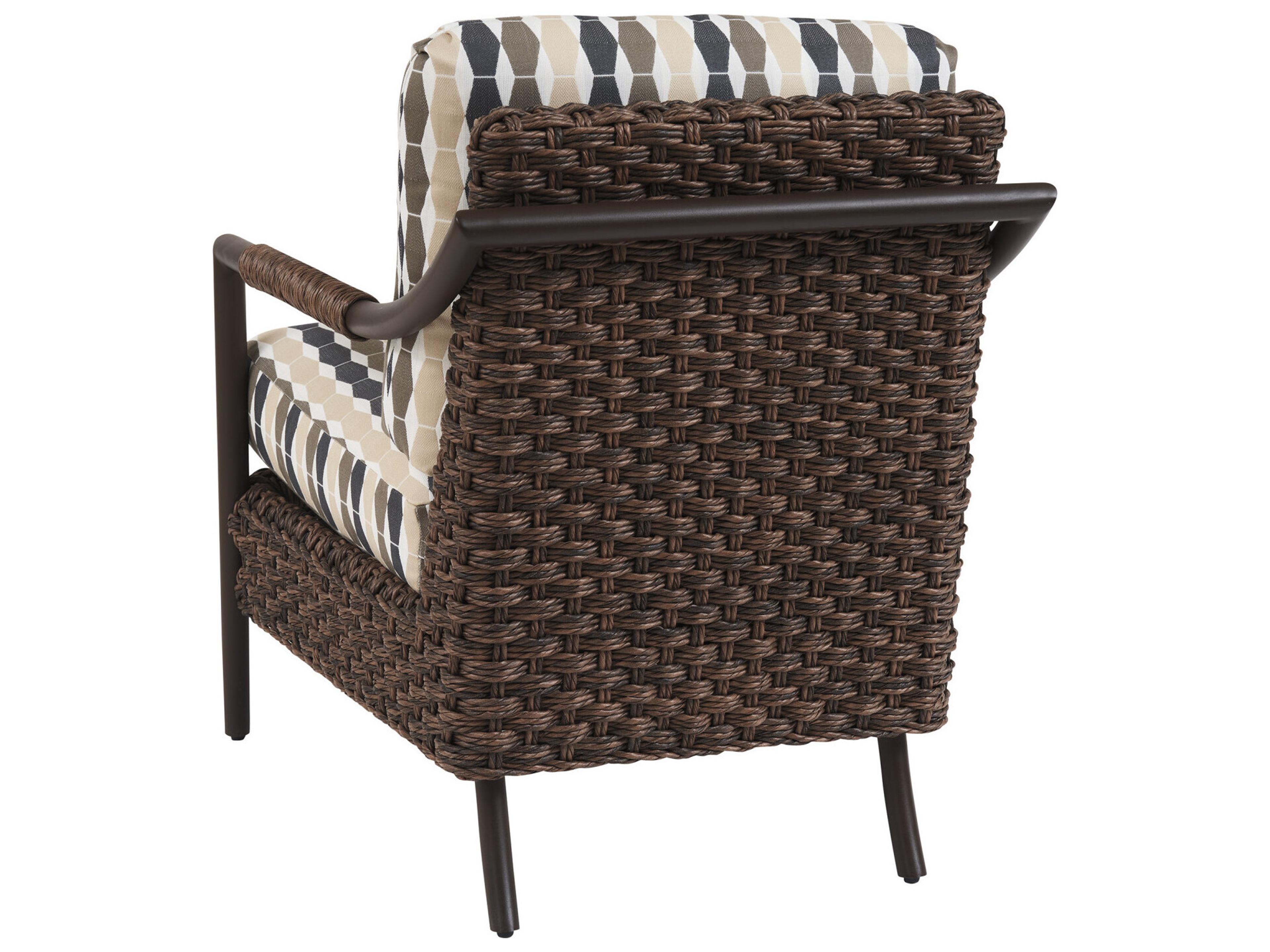 Tommy Bahama Outdoor Kilimanjaro Wicker Rich Tobacco Occasional Lounge Chair