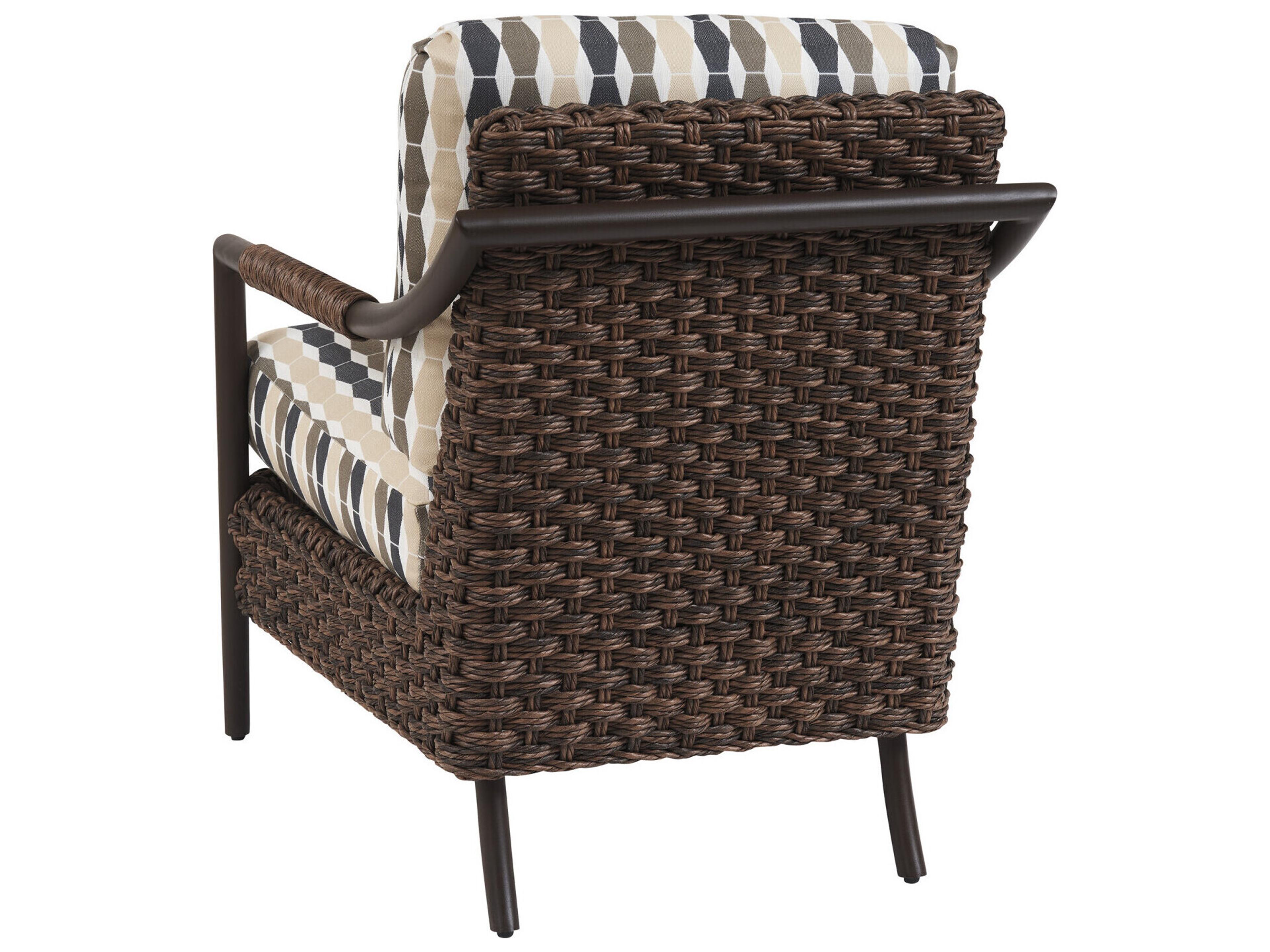 Tommy Bahama Outdoor Kilimanjaro Wicker Rich Tobacco Occasional Lounge Chair