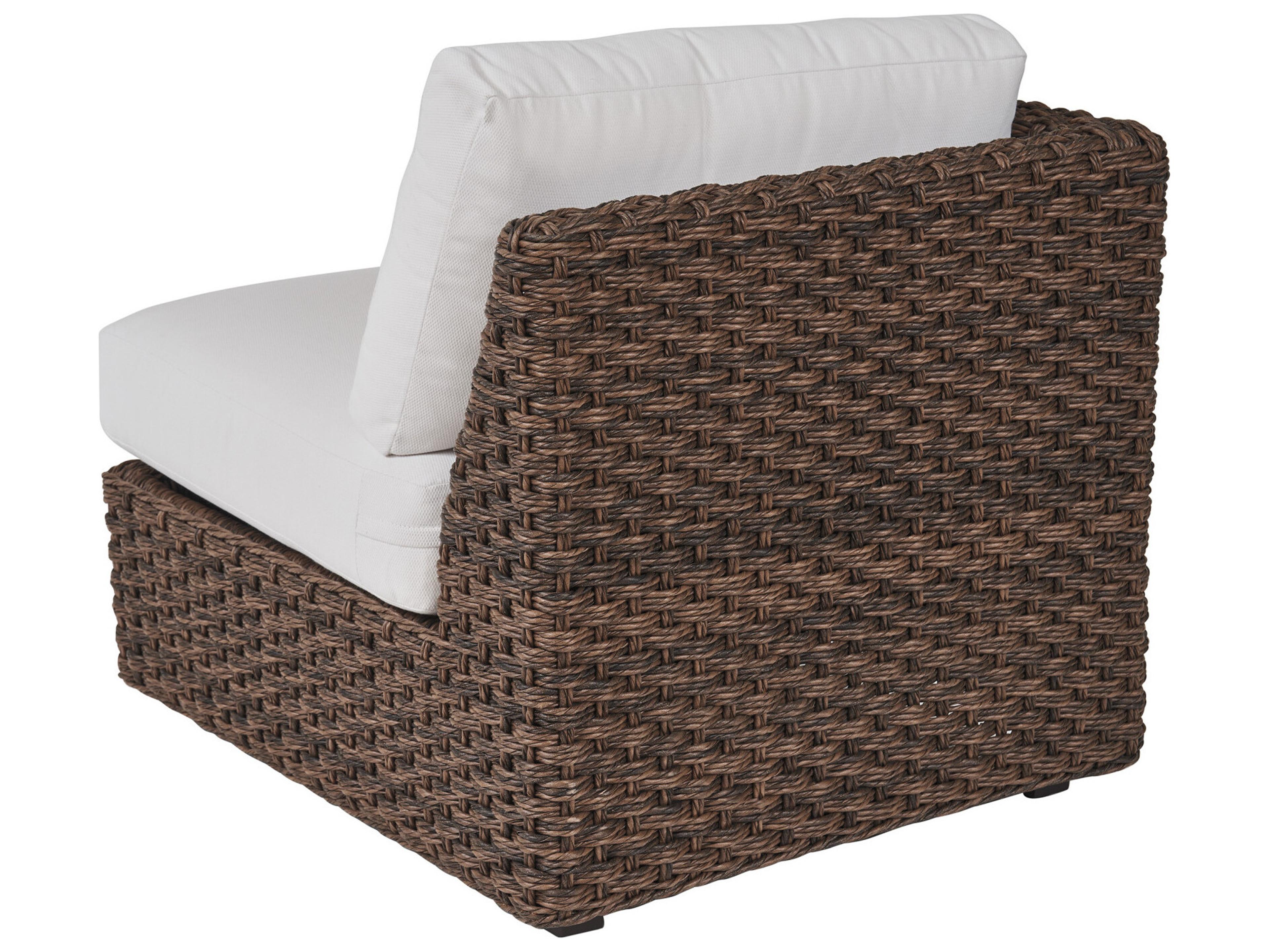 Tommy Bahama Outdoor Kilimanjaro Wicker Rich Tobacco Left Arm Lounge Chair