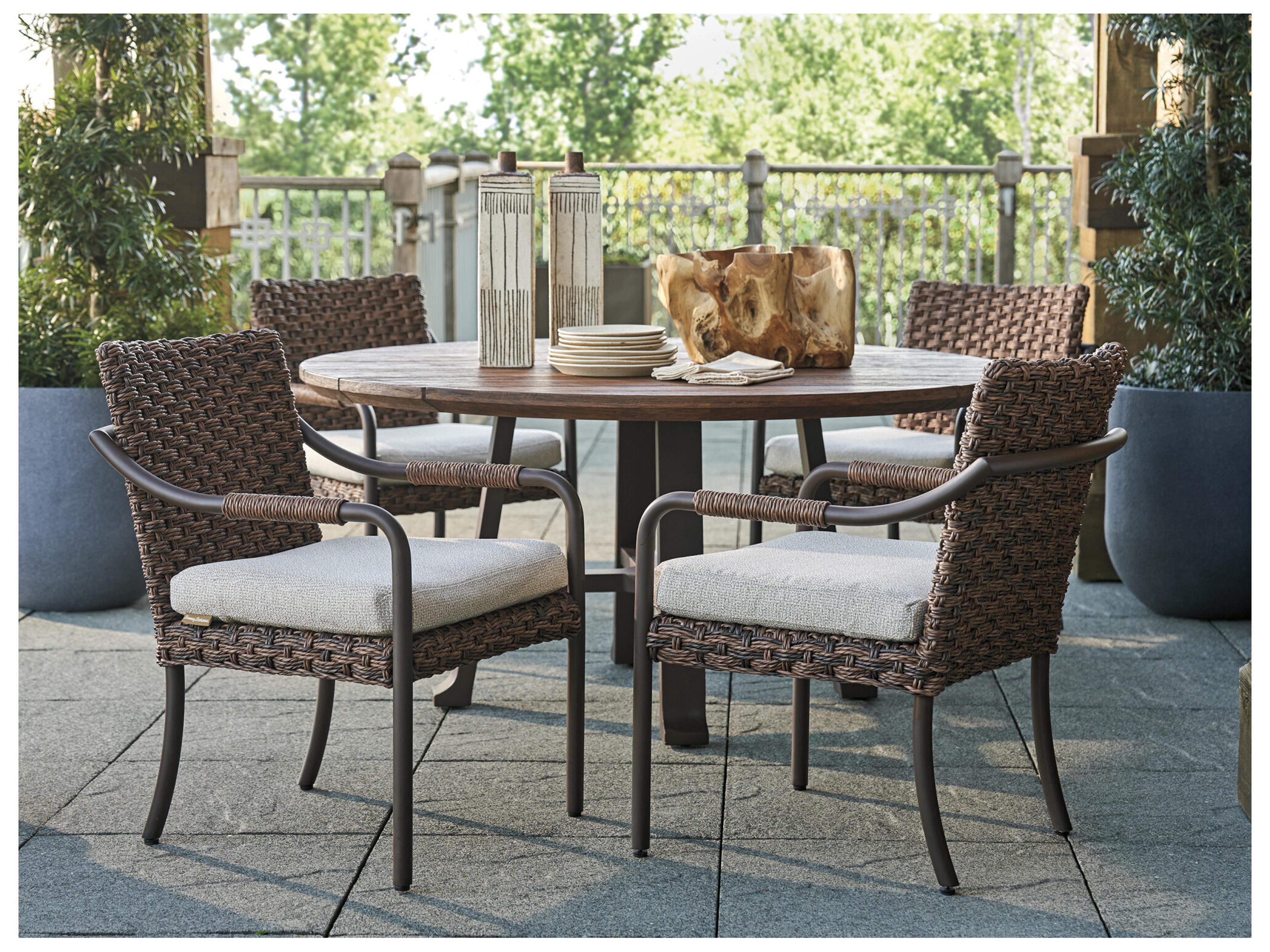 Tommy Bahama Outdoor Kilimanjaro Teak Round Dining Table Top