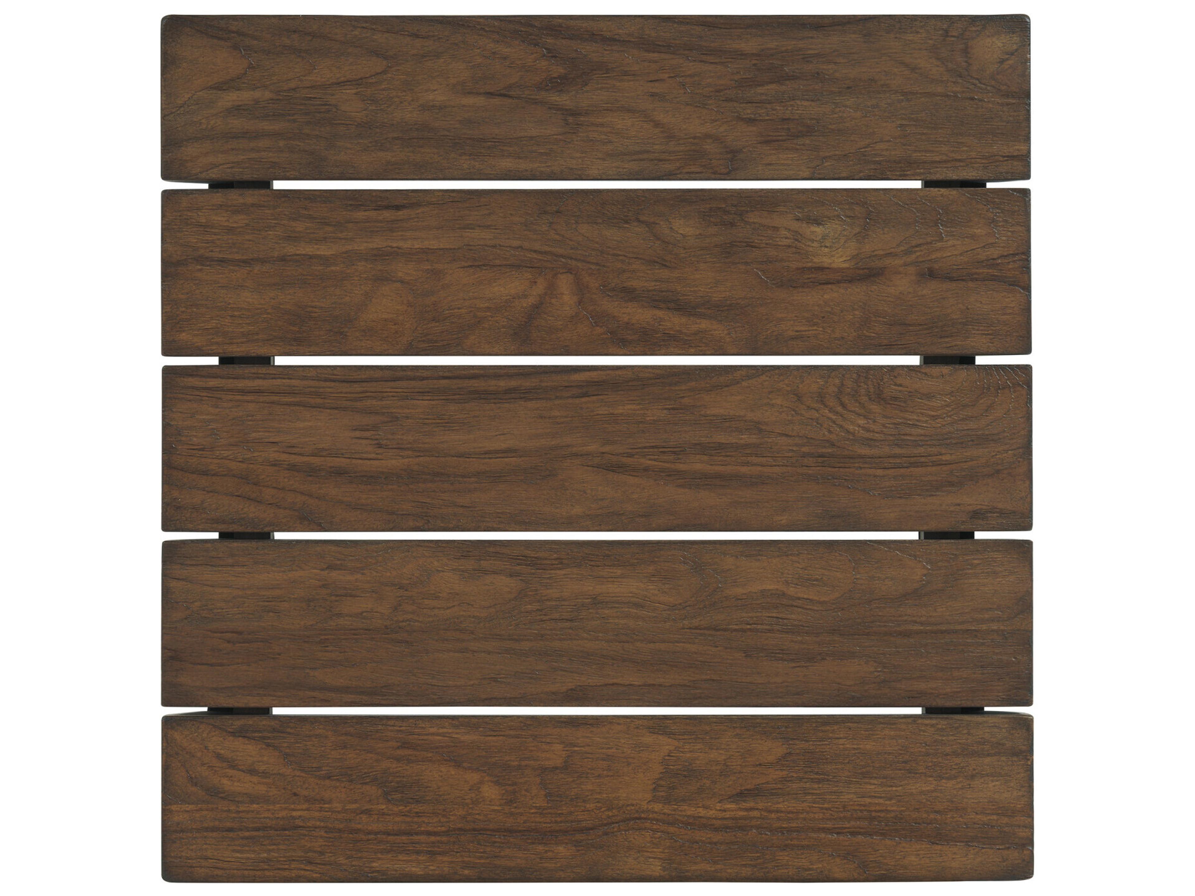 Tommy Bahama Outdoor Kilimanjaro Aluminum Deep Espresso Square Teak Top Serving Table