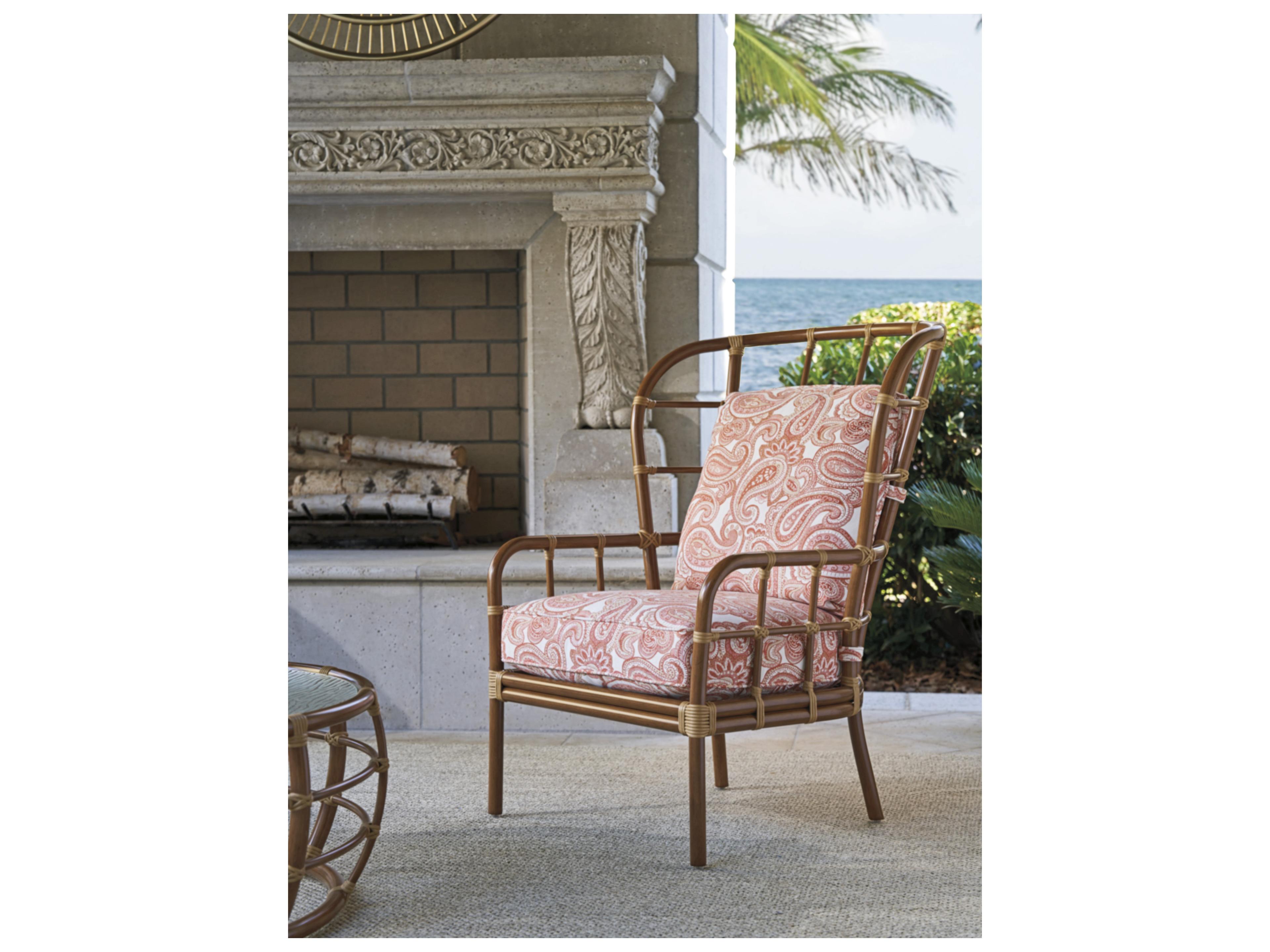 Tommy Bahama Outdoor Sandpiper Bay Aluminum Wicker Wing Lounge Chair