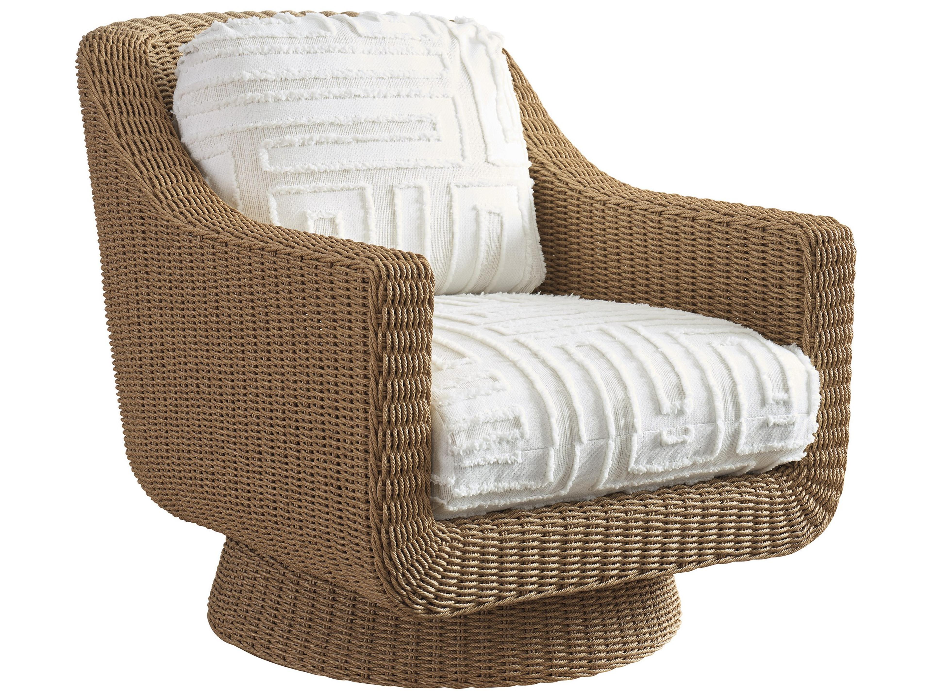 Isle Of Palms Wicker Swivel Lounge Chair