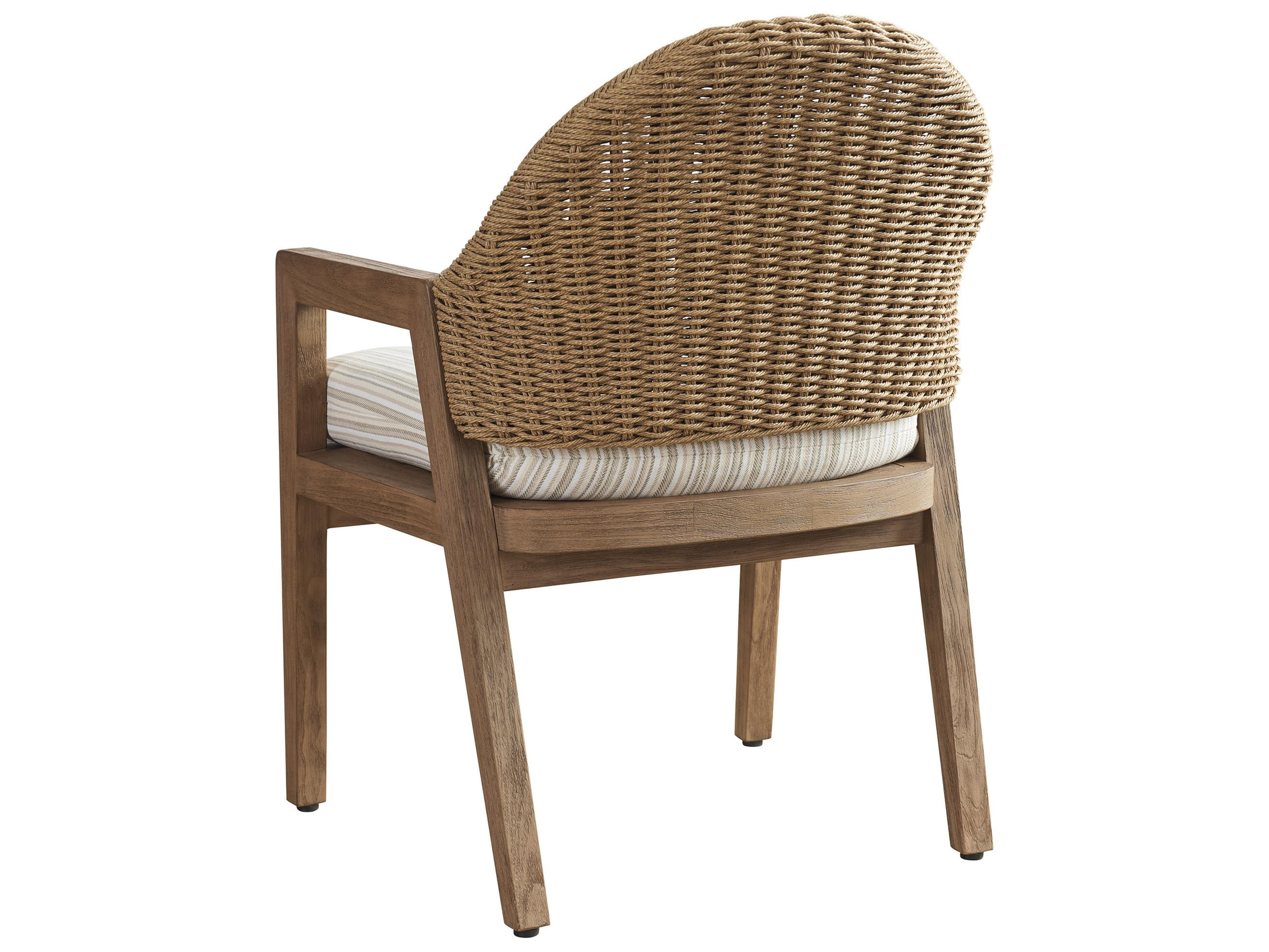 Tommy Bahama Outdoor Isle Of Palms Wicker Arm Dining Chair