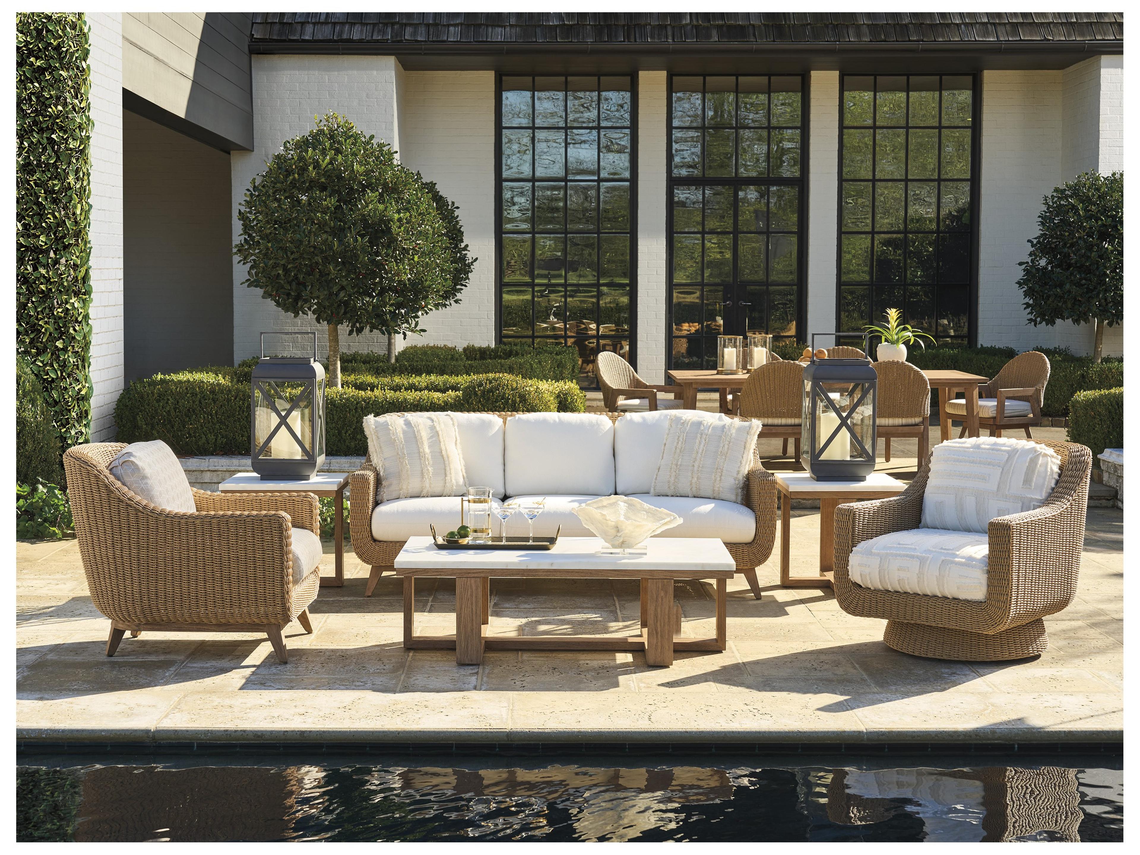 Tommy Bahama Outdoor Isle Of Palms Wicker Sofa