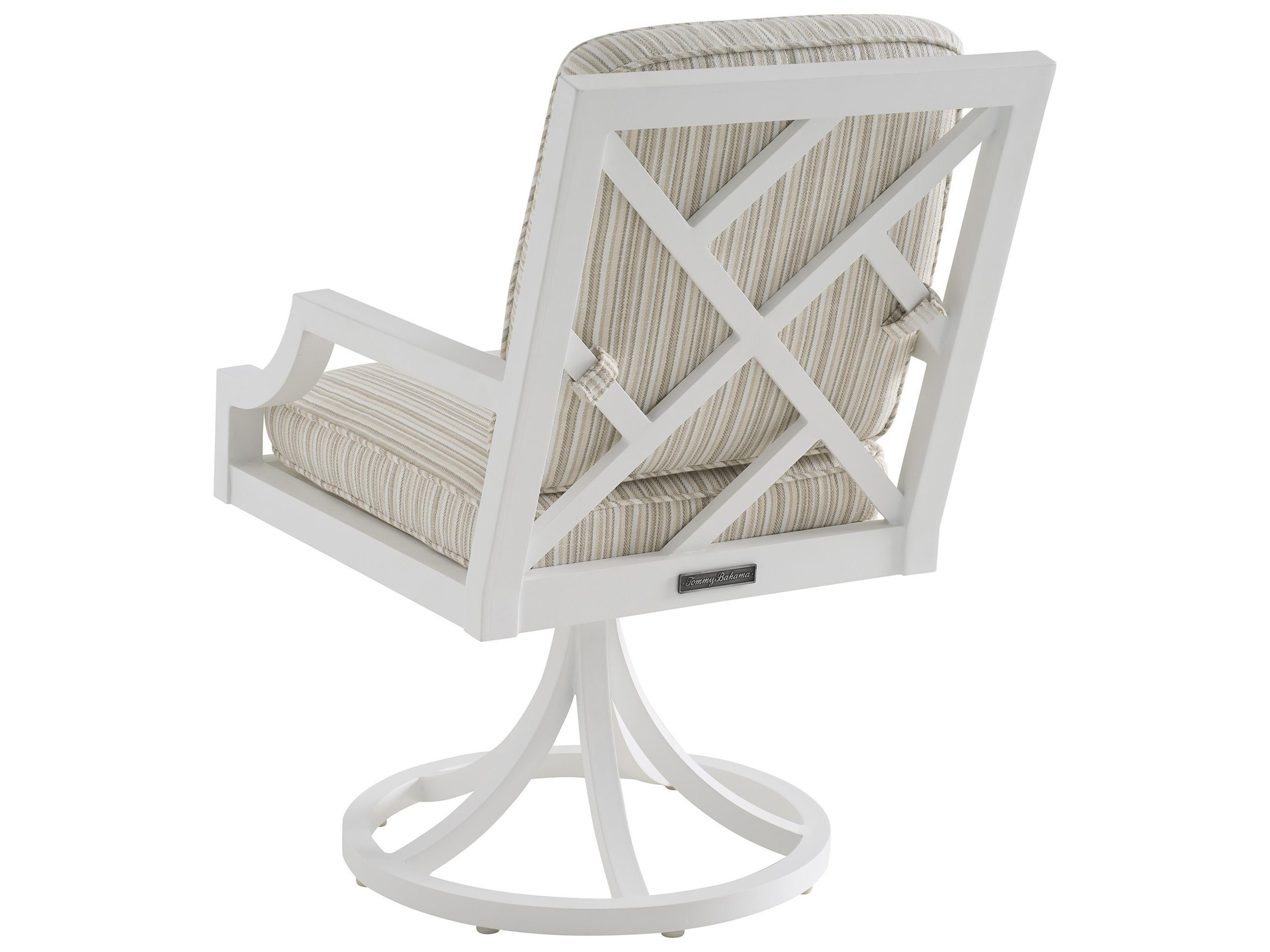 Tommy Bahama Outdoor Island Classic Aluminum Swivel Rocker Arm Chair