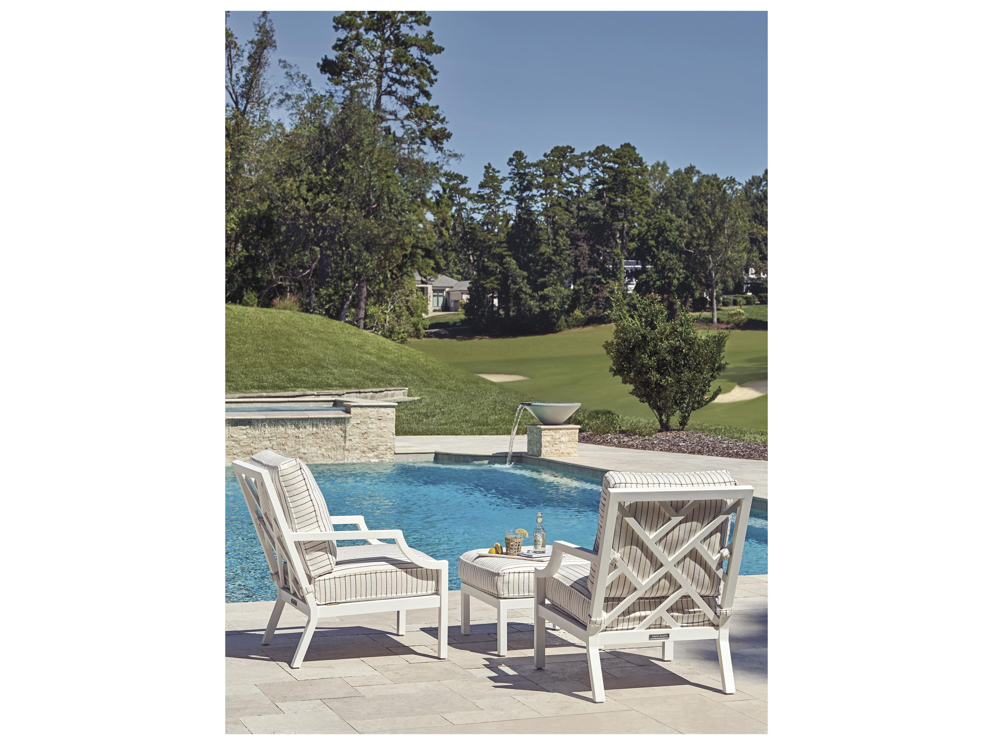 Tommy Bahama Outdoor Island Classic Aluminum Ottoman