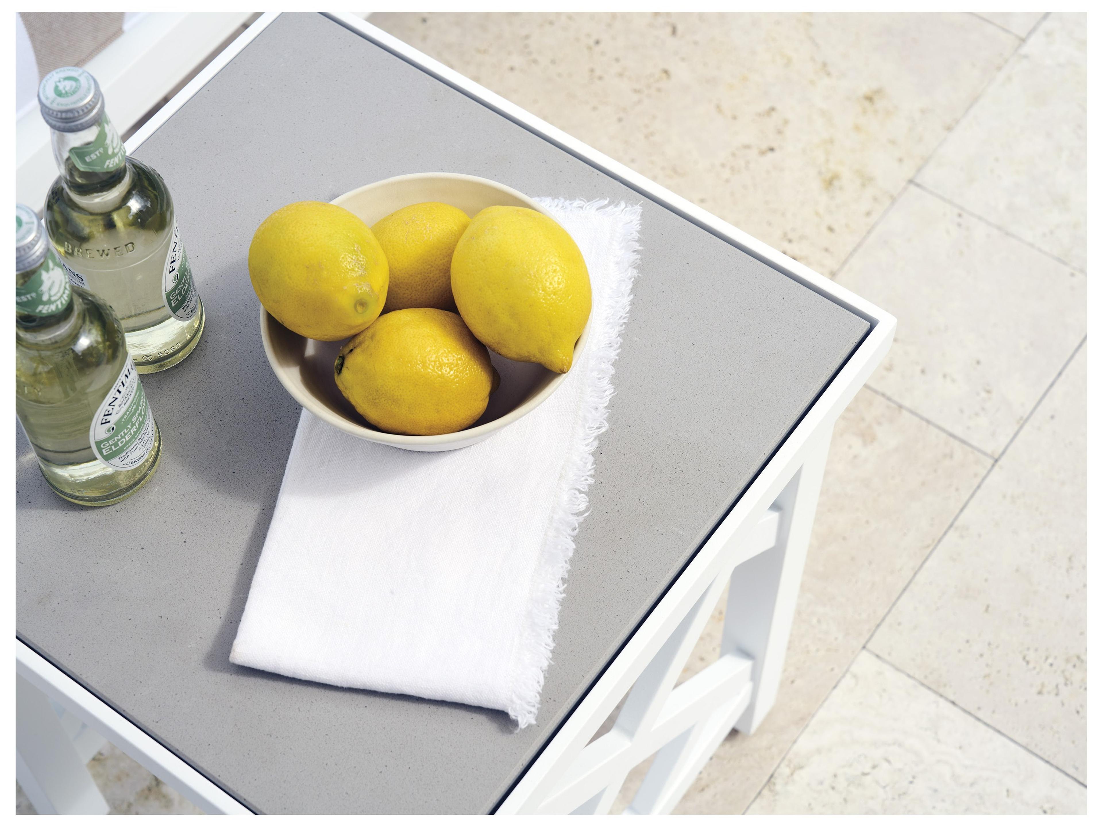 Tommy Bahama Outdoor Island Classic Aluminum 16.75" Square Accent Table