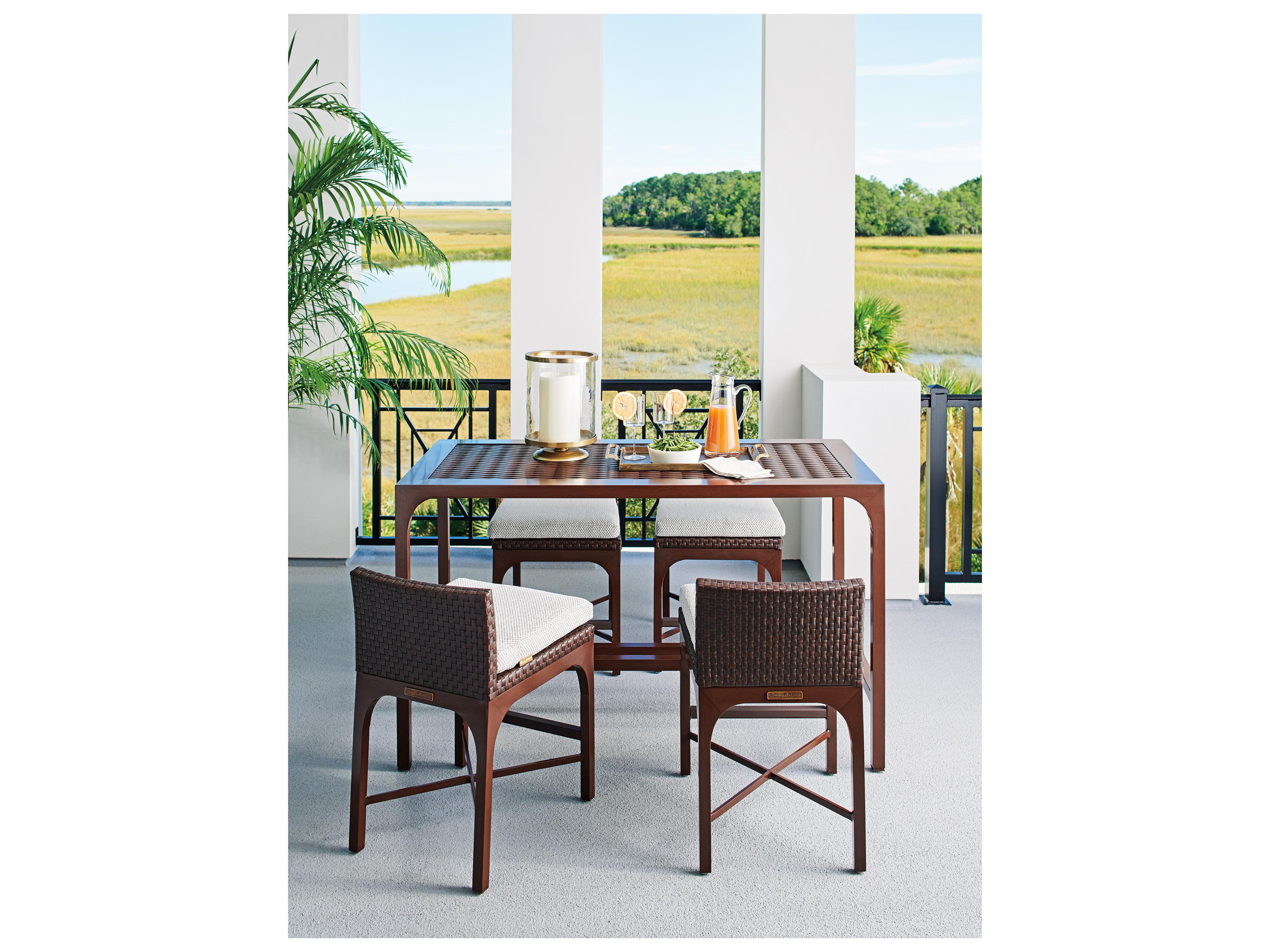 Tommy Bahama Outdoor Abaco Aluminum Wicker Counter Stool